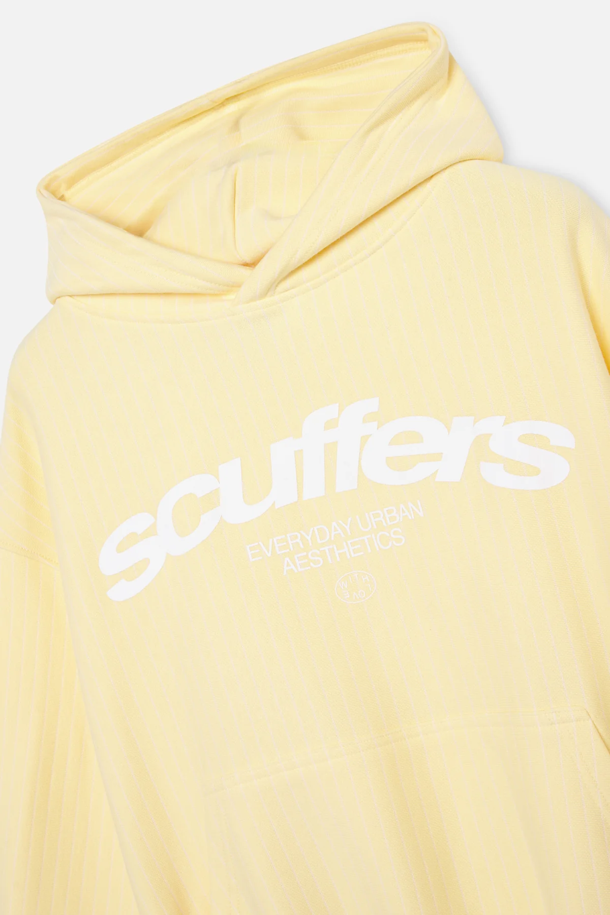 Iconic Yellow Pinstripe Hoodie - Image 8