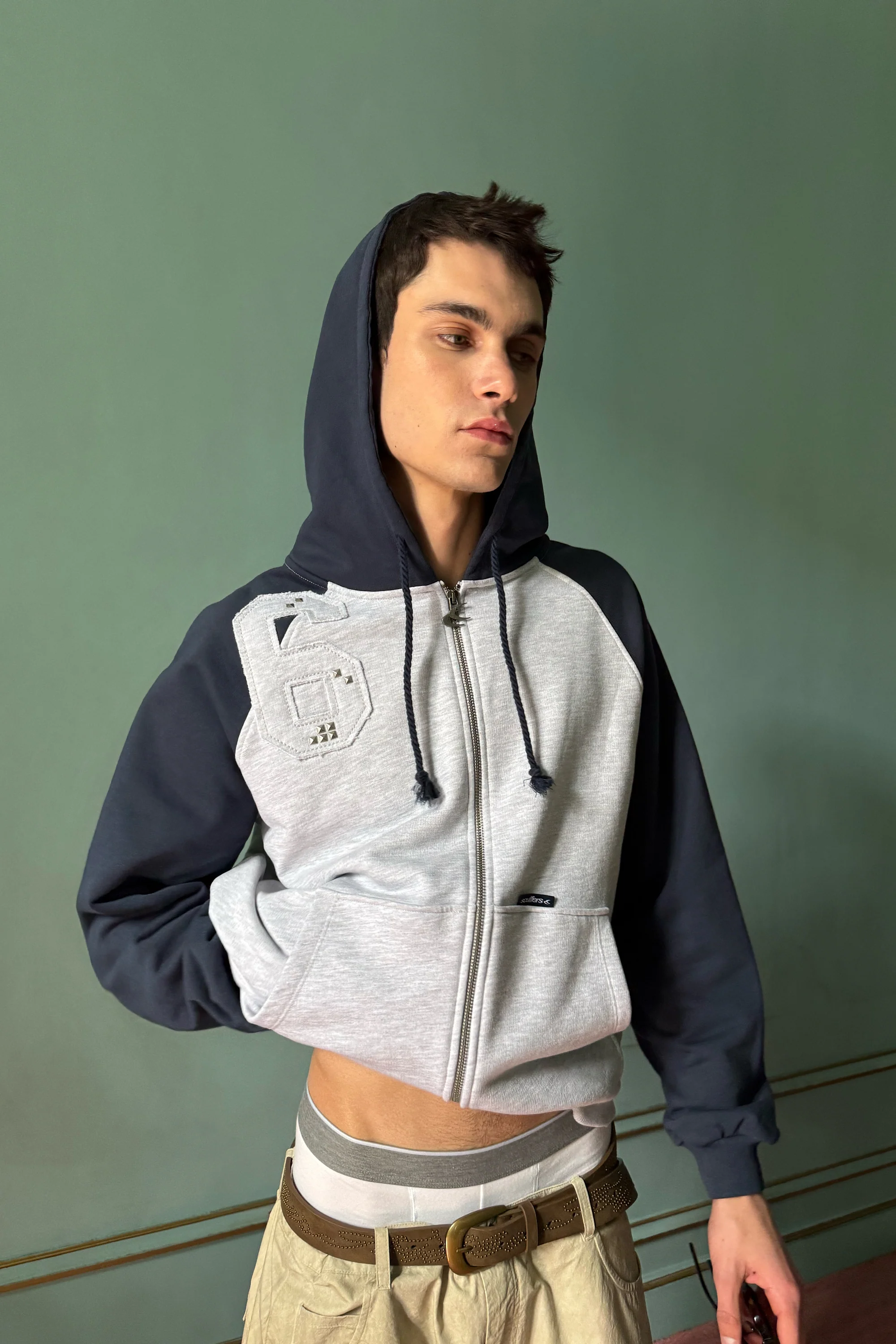 Inside Navy Zipper - Image 4