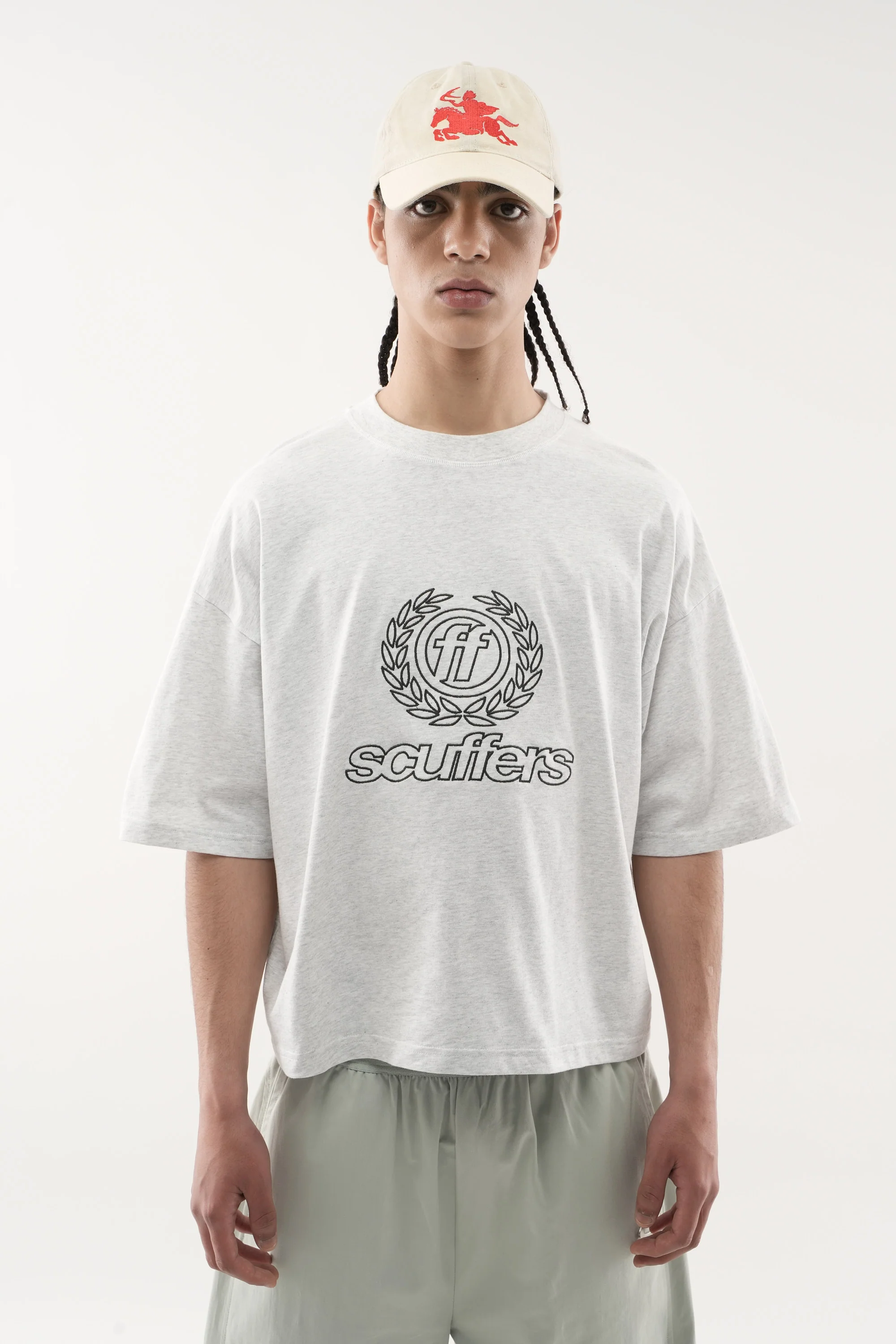 Jersey Grey Melange T-Shirt - Image 4
