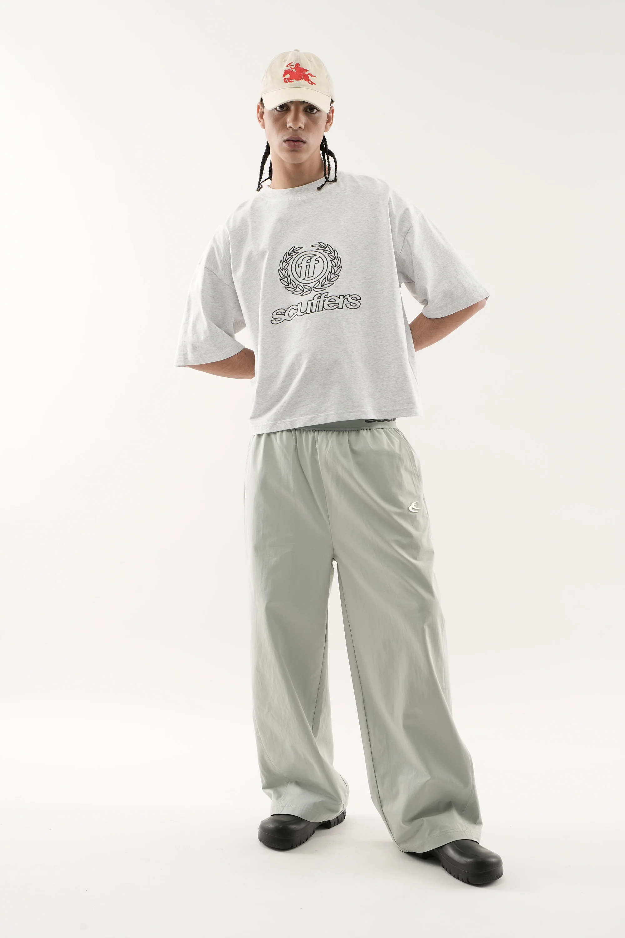Jersey Grey Melange T-Shirt - Image 6