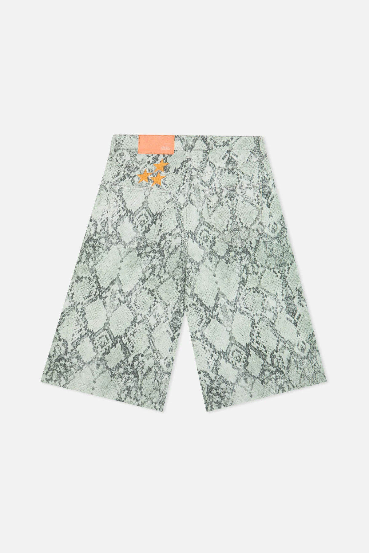 Jumbo Green Snakeprint Shorts - Image 3