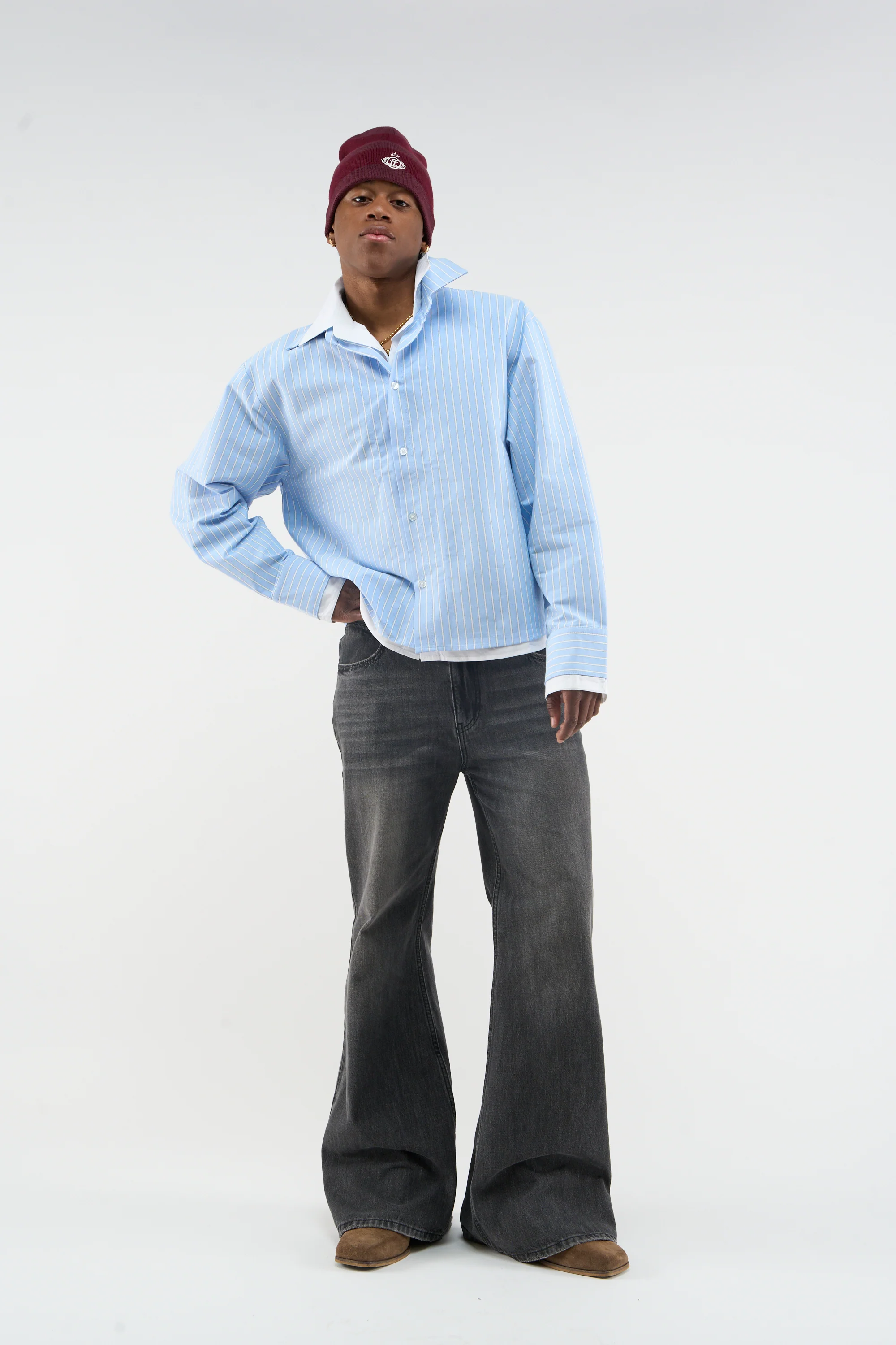 Korean Blue Shirt - Image 2