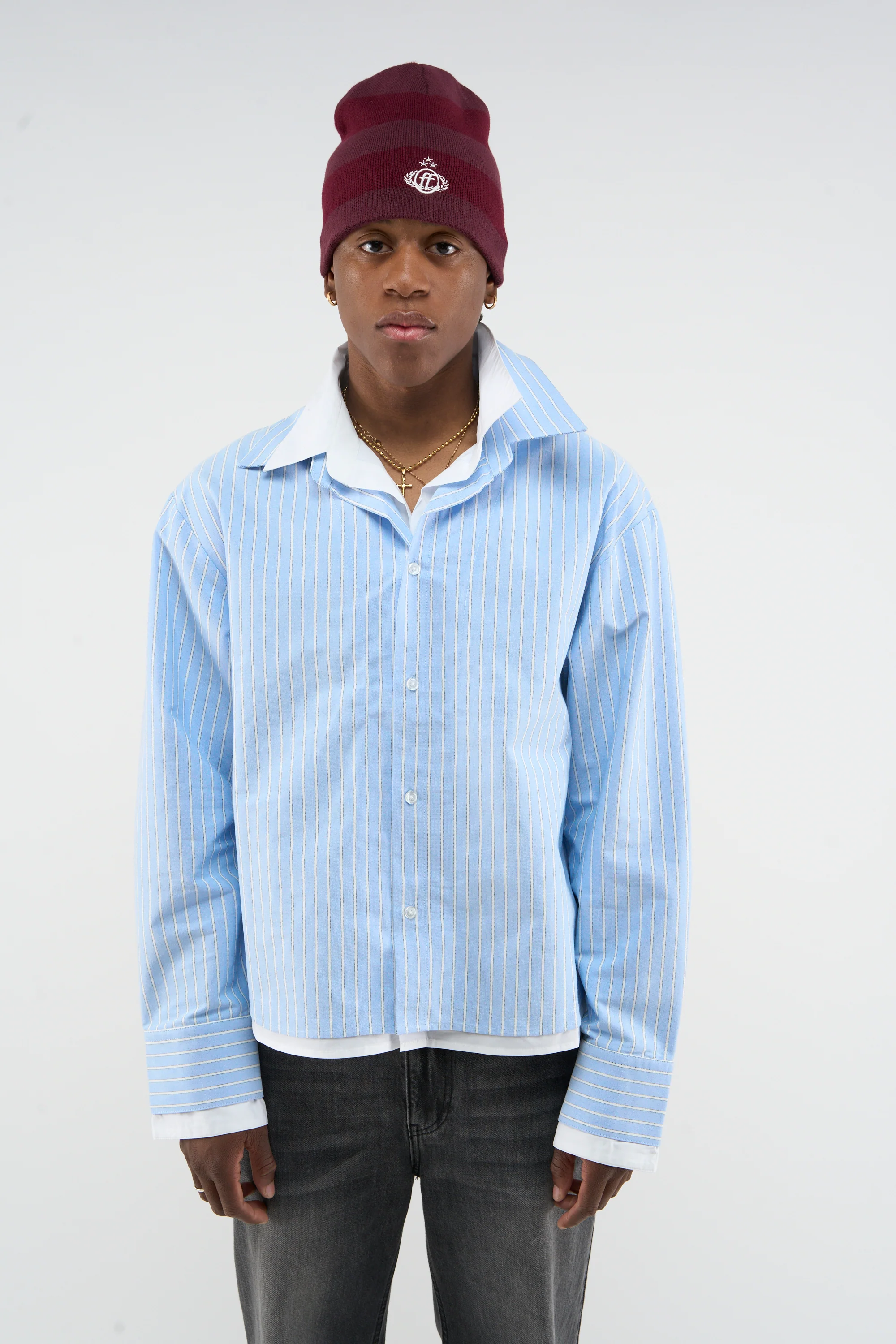 Korean Blue Shirt - Image 4