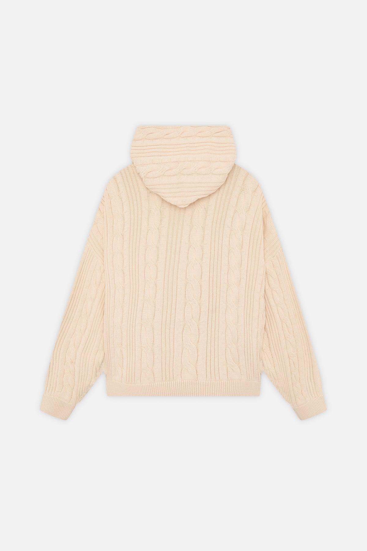 Latte Ecru Zipper Knit - Image 3