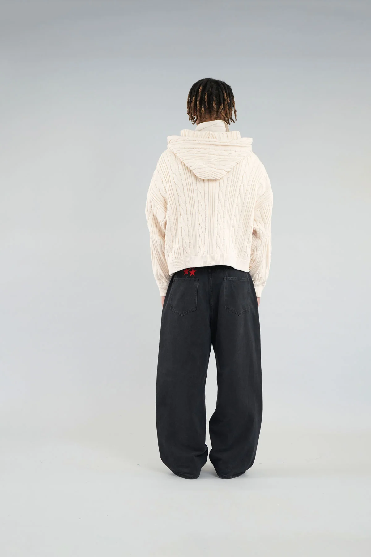 Latte Ecru Zipper Knit - Image 6