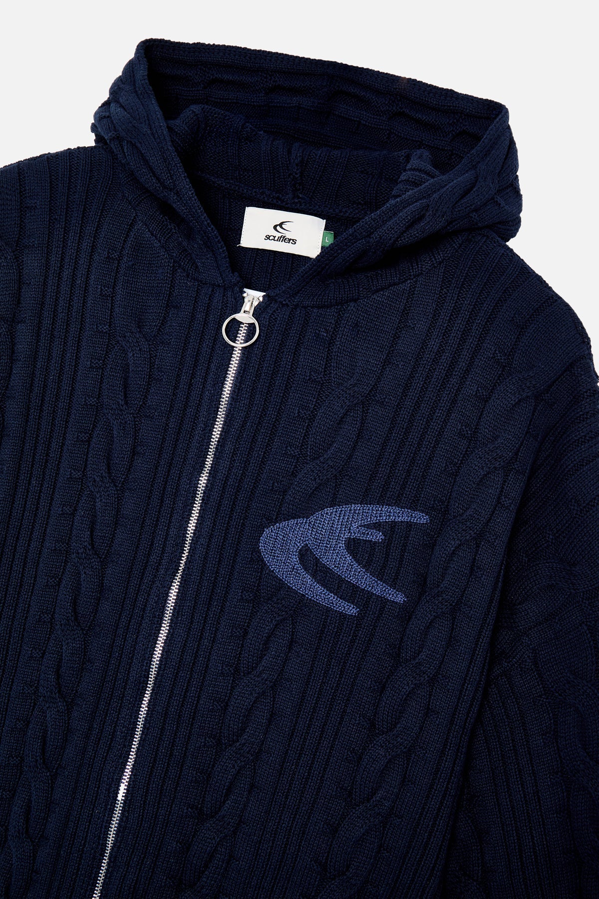 Latte Navy Zipper Knit - Image 11