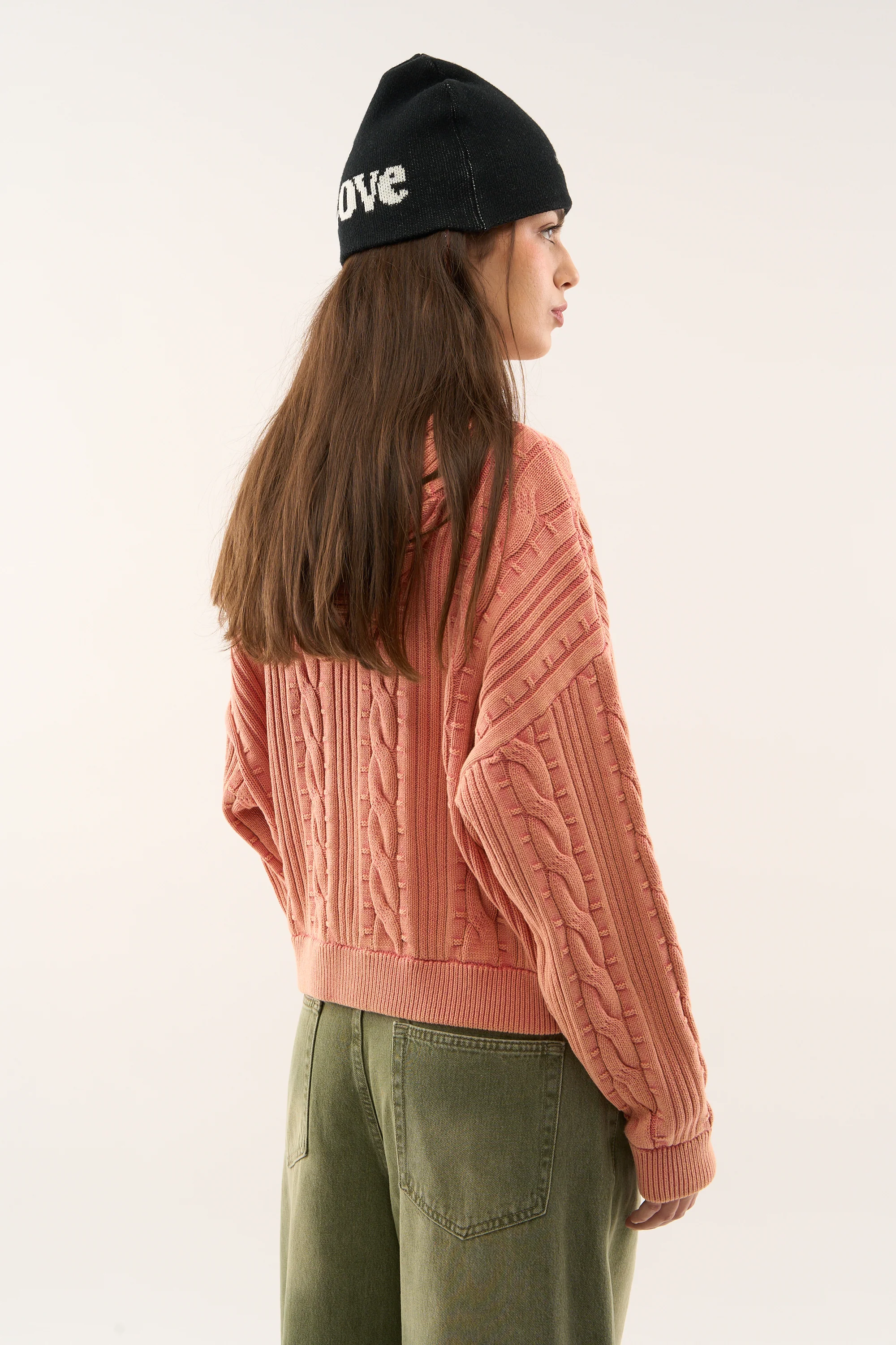 Latte Zipper Pink Knit - Image 5