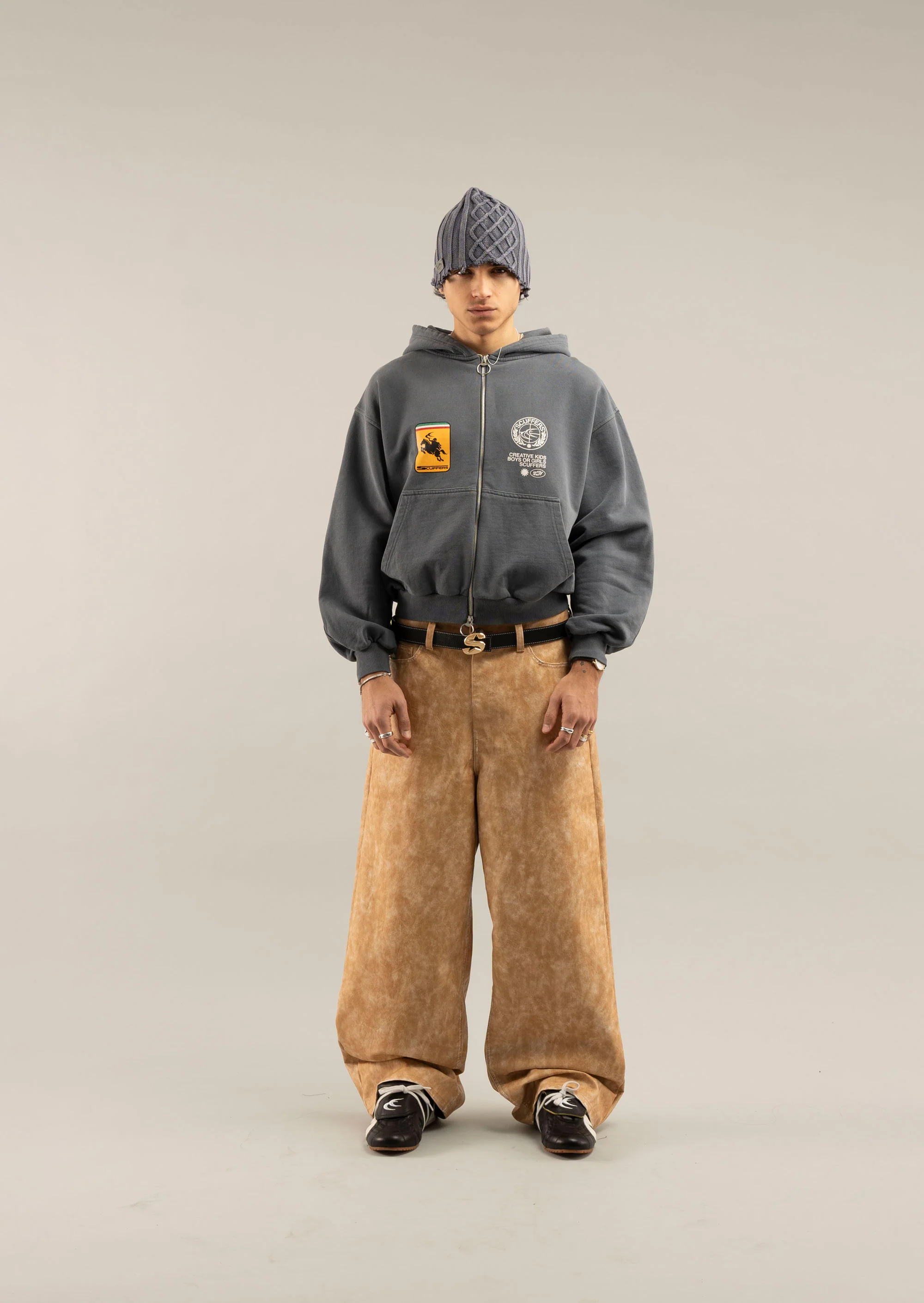 Leather Canela Jumbo Pants - Image 4