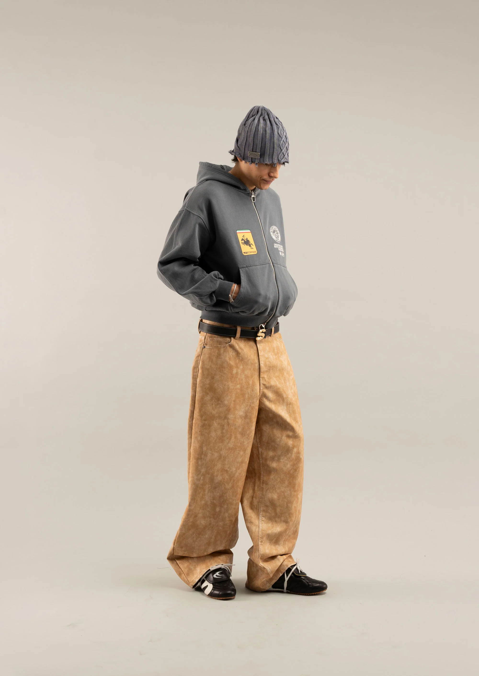 Leather Canela Jumbo Pants - Image 5