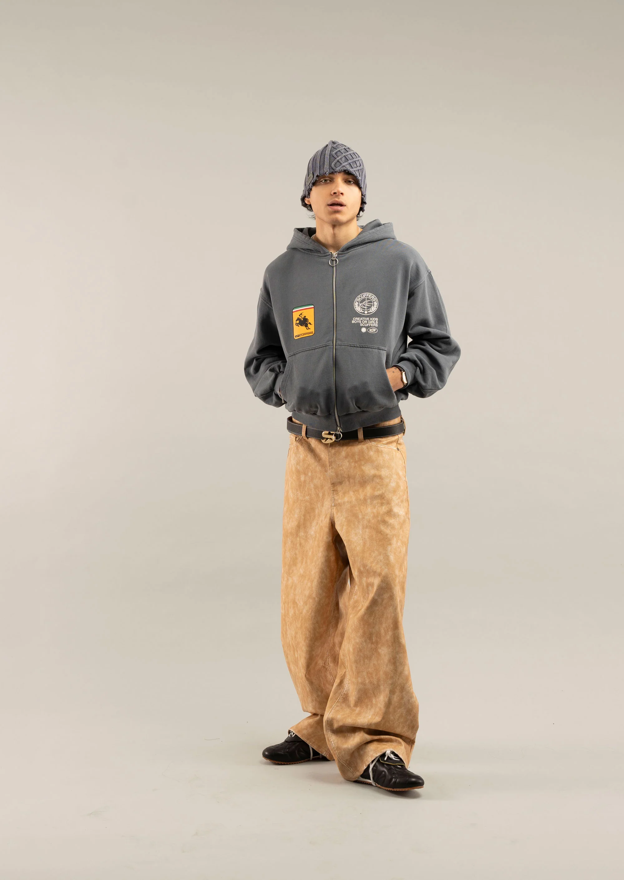 Leather Canela Jumbo Pants - Image 6