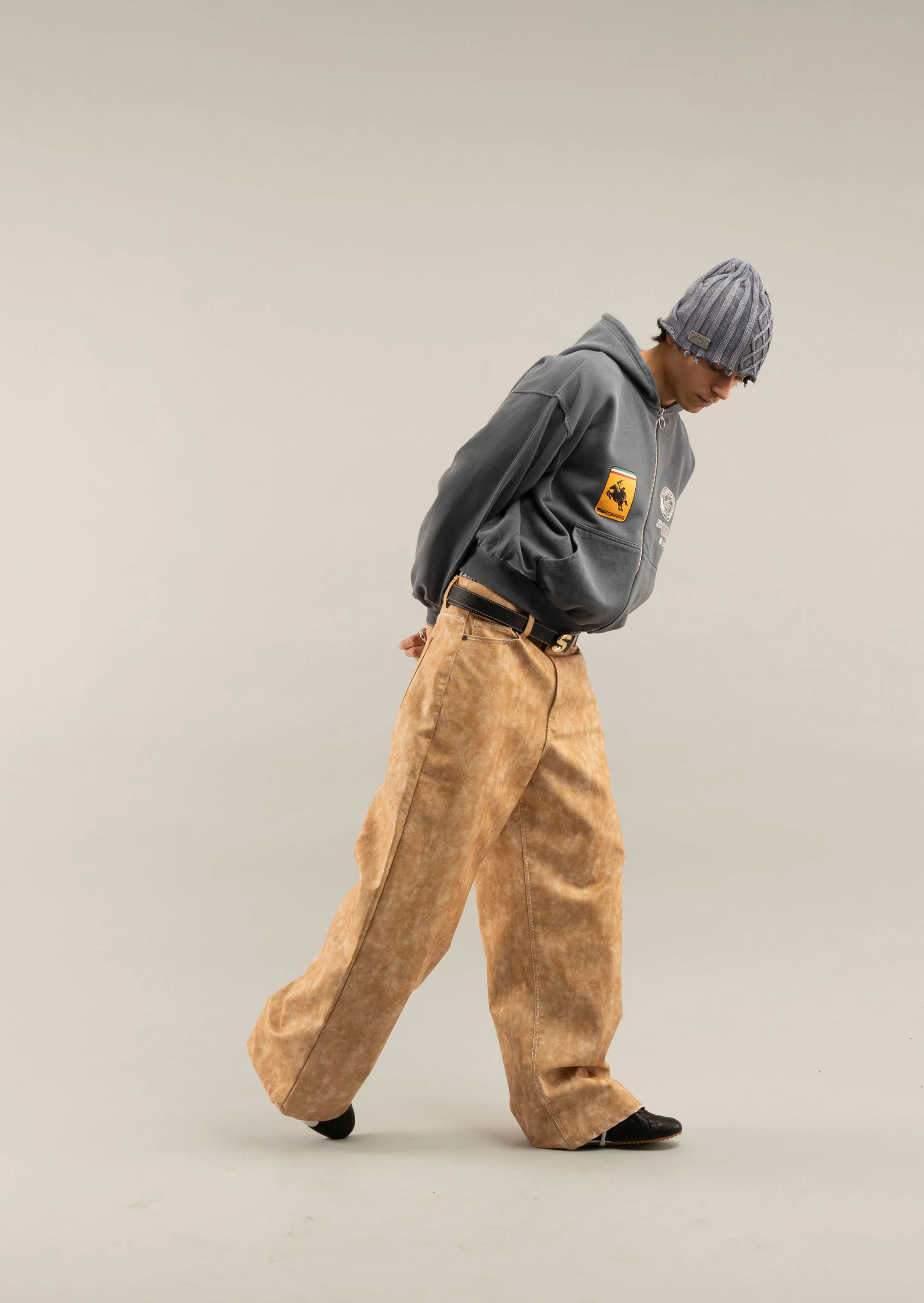 Leather Canela Jumbo Pants - Image 7