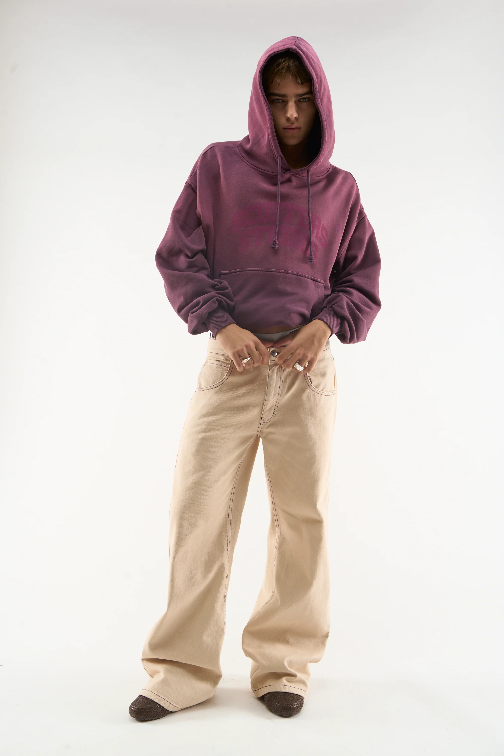 Locker Burgundy Hoodie - Image 2