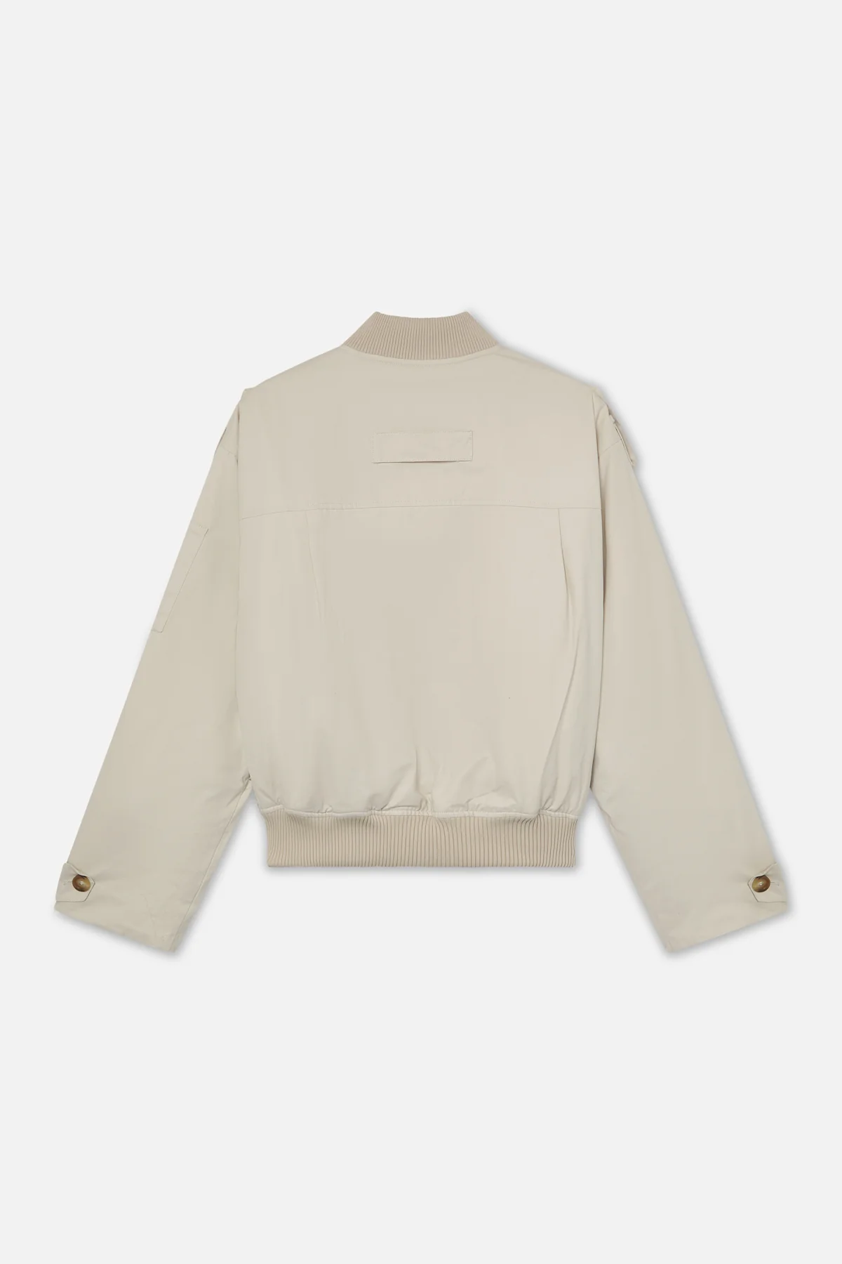 London Ecru Bomber Jacket - Image 8