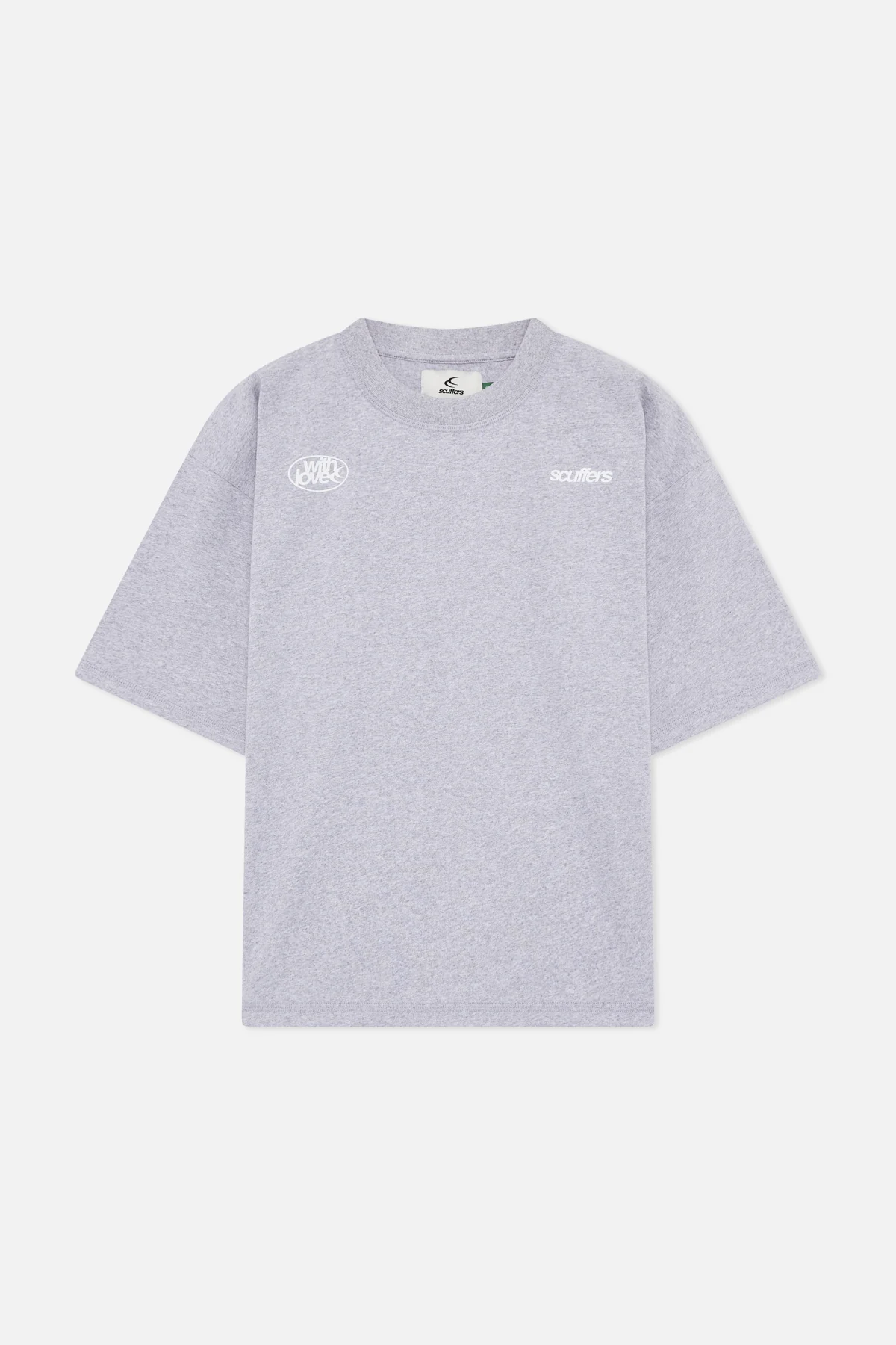 Loving Grey Melange T-Shirt - Image 3