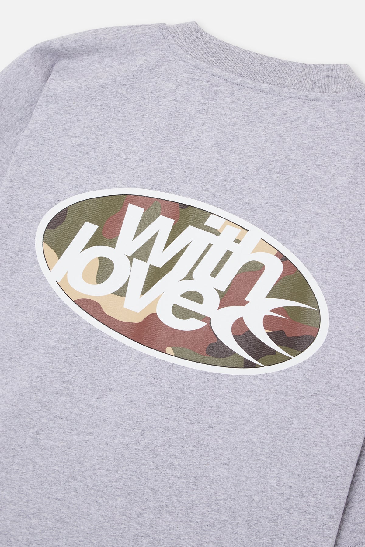 Loving Grey Melange T-Shirt - Image 5