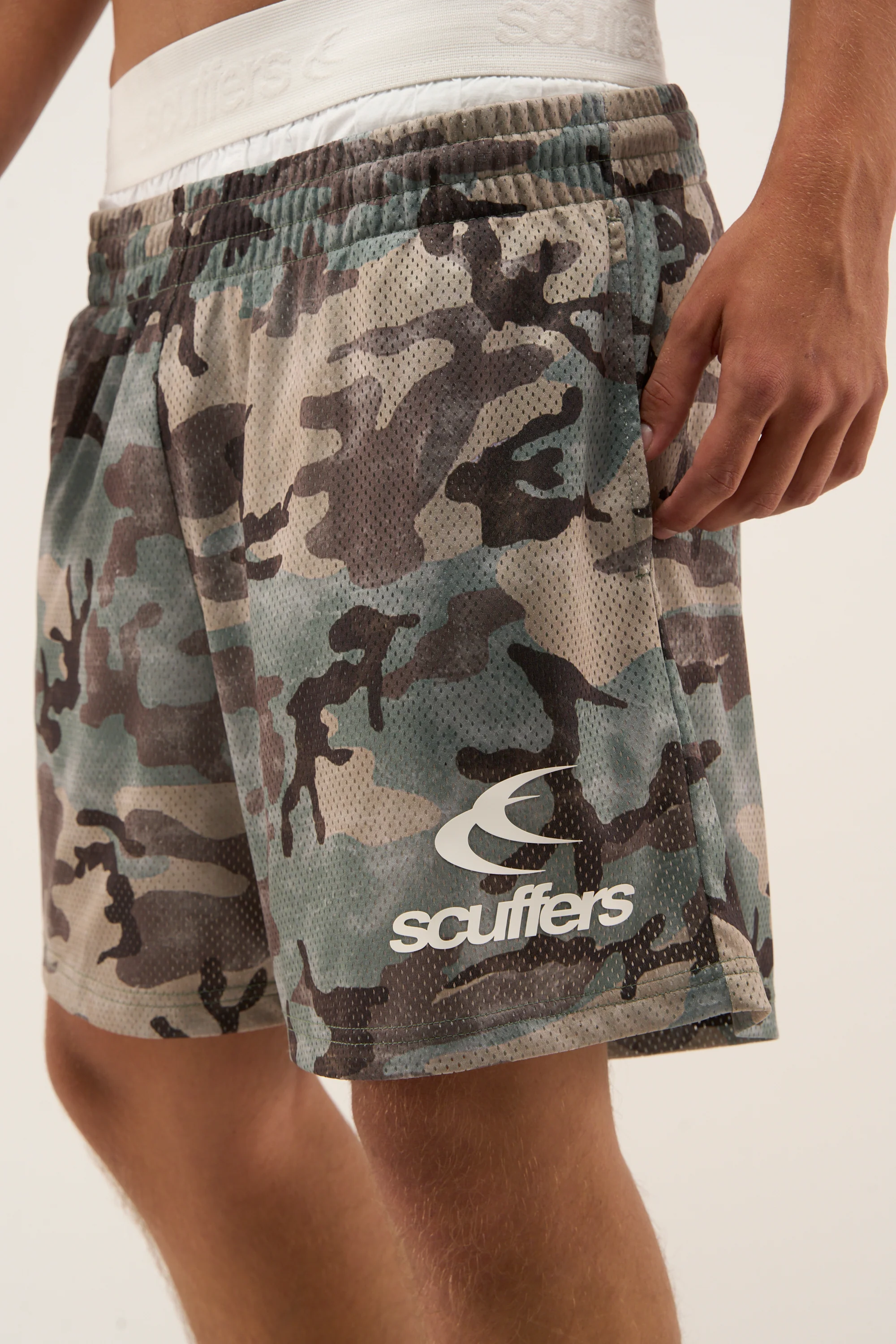 Madrid Camo Football Shorts - Image 6