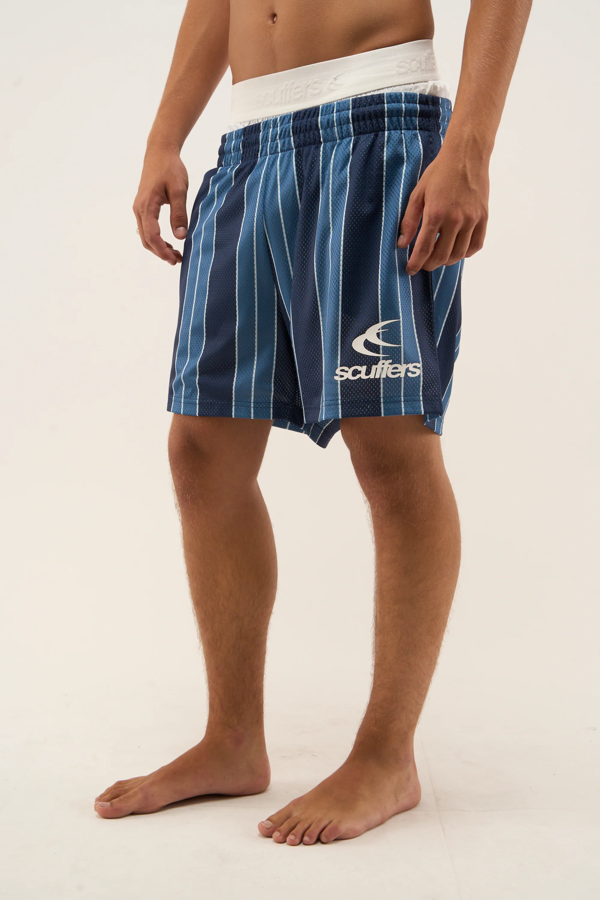 Madrid Navy Football Shorts - Image 6