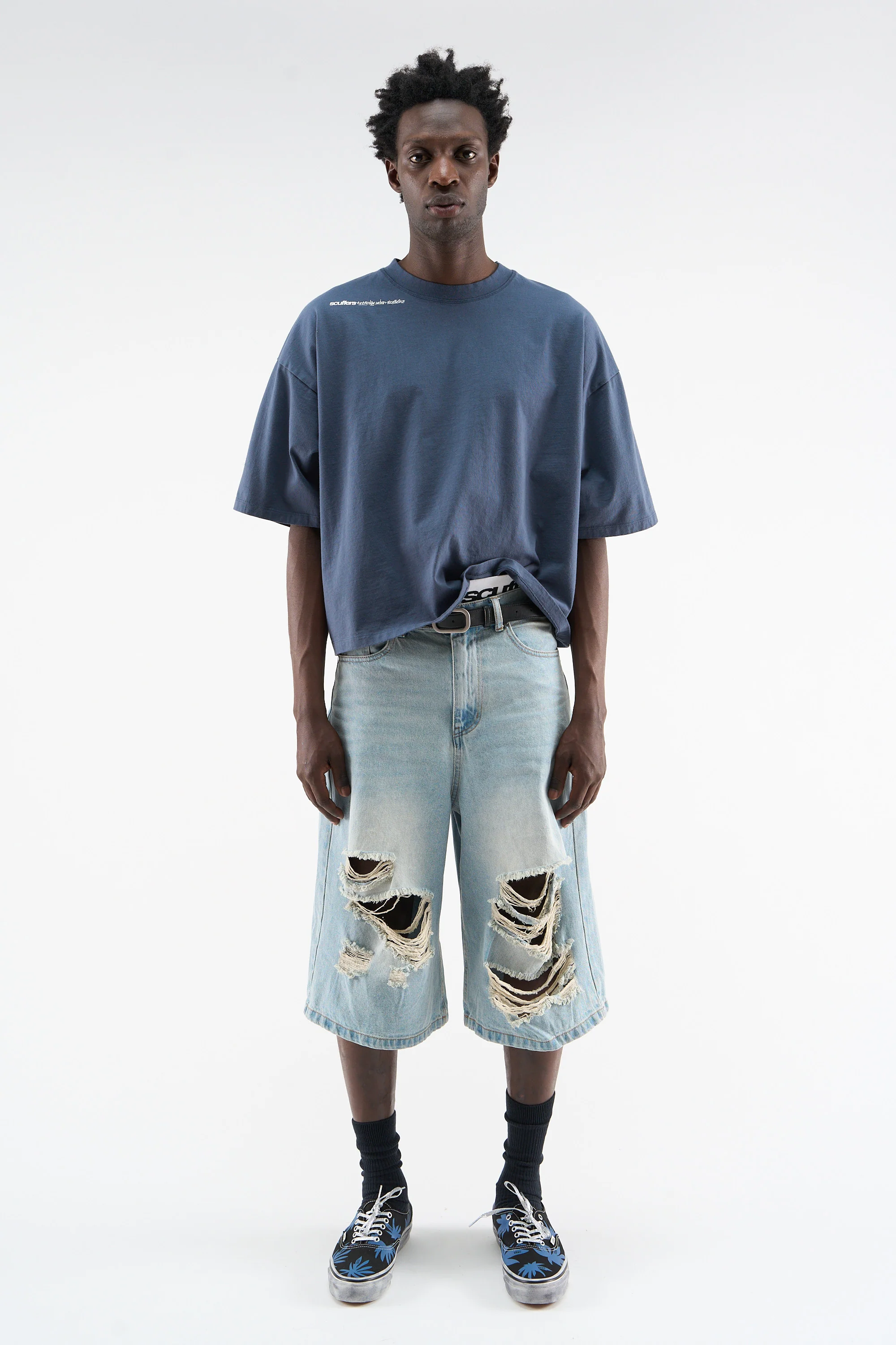 Marea Navy T-Shirt - Image 2