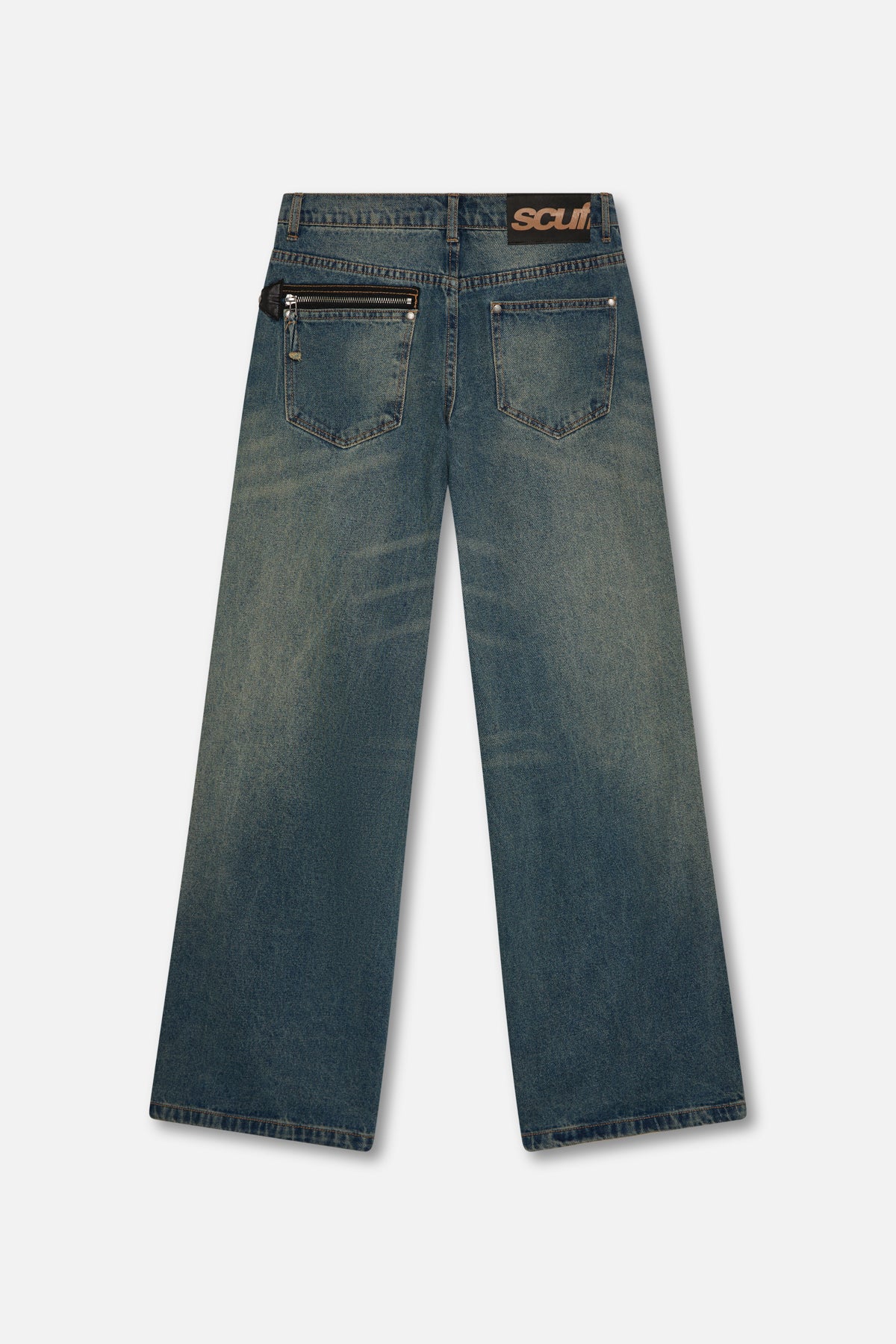 Marlen Washed Blue Pants - Image 8