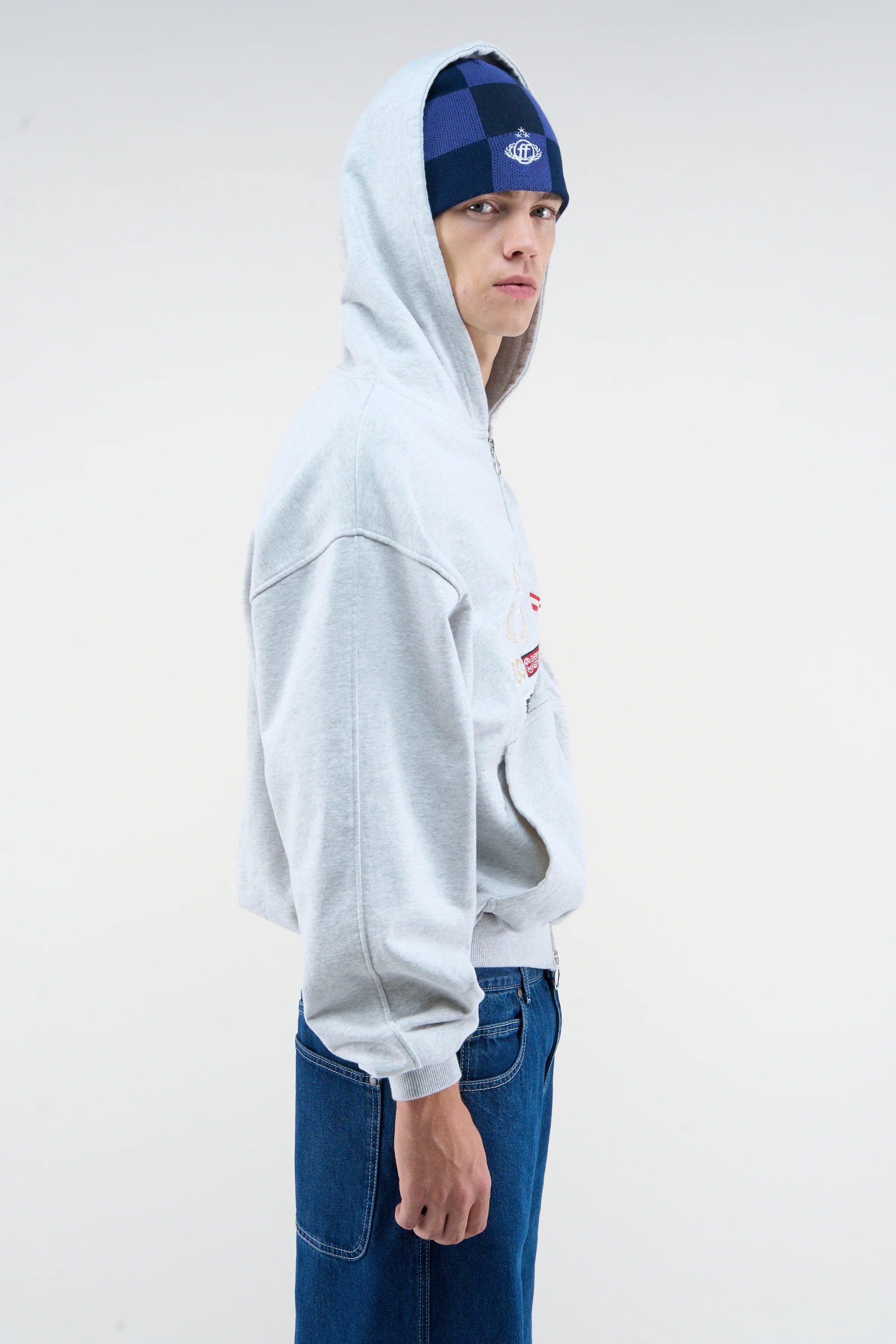 Mayor Light Grey Zipper - Image 3