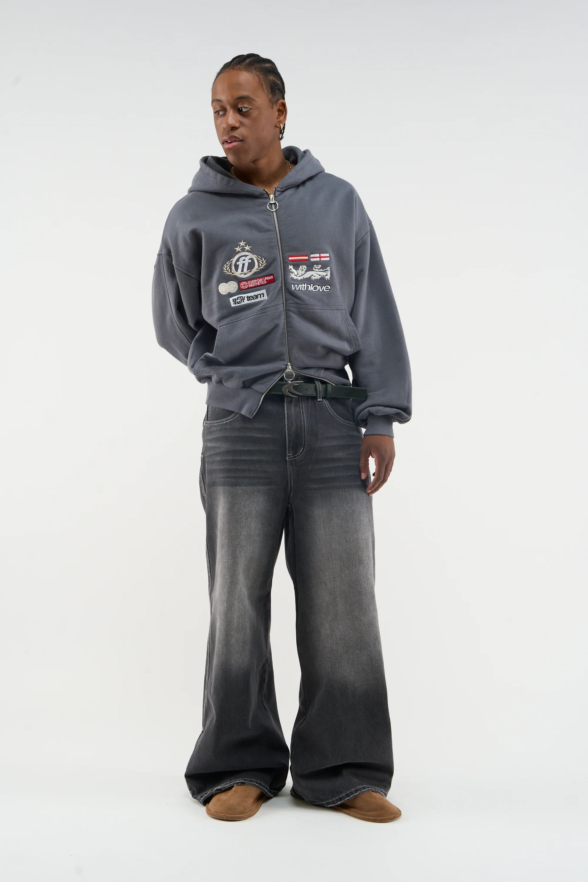 Mayor Dusty Blue Zipper - Image 3