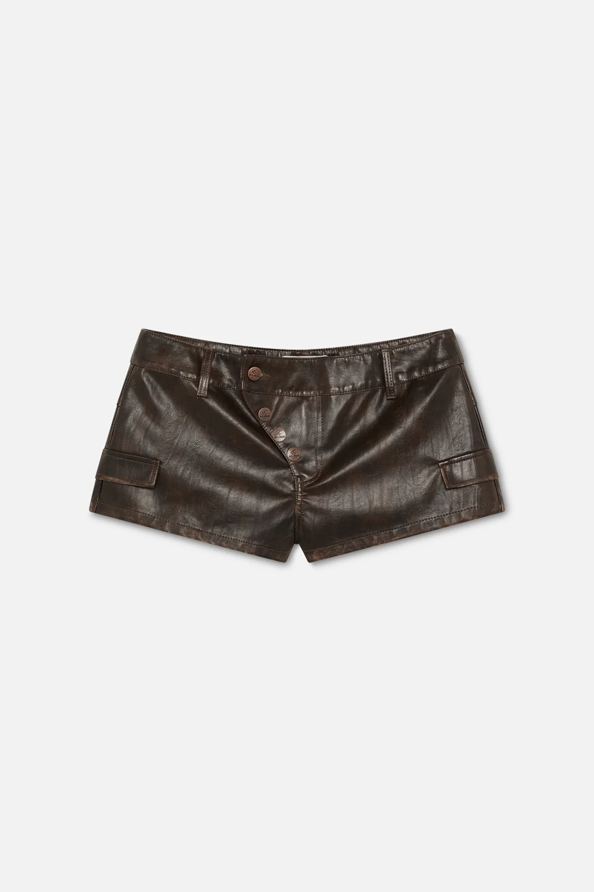 Meriem Brown Mini Shorts - Image 7