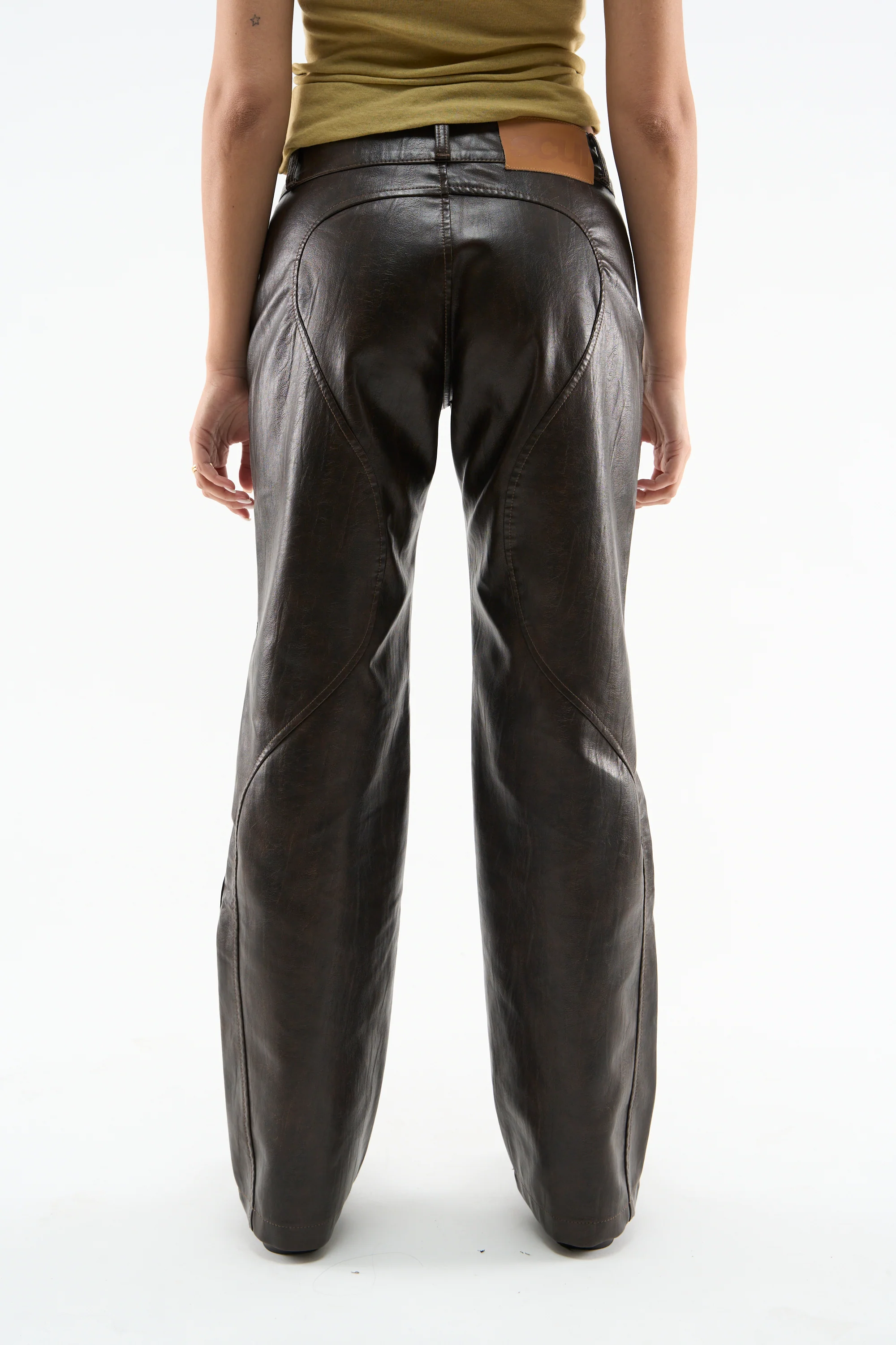 Meriem Brown Pants - Image 3