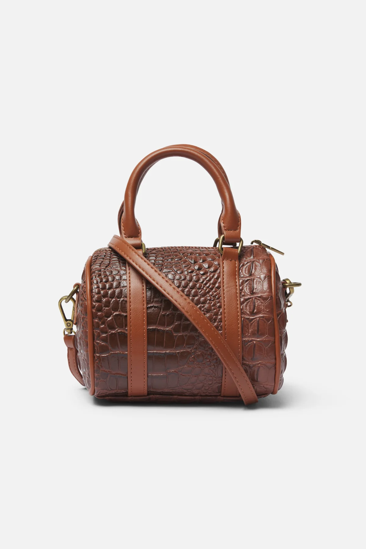 Mini Brown Duffle Bag - Image 3