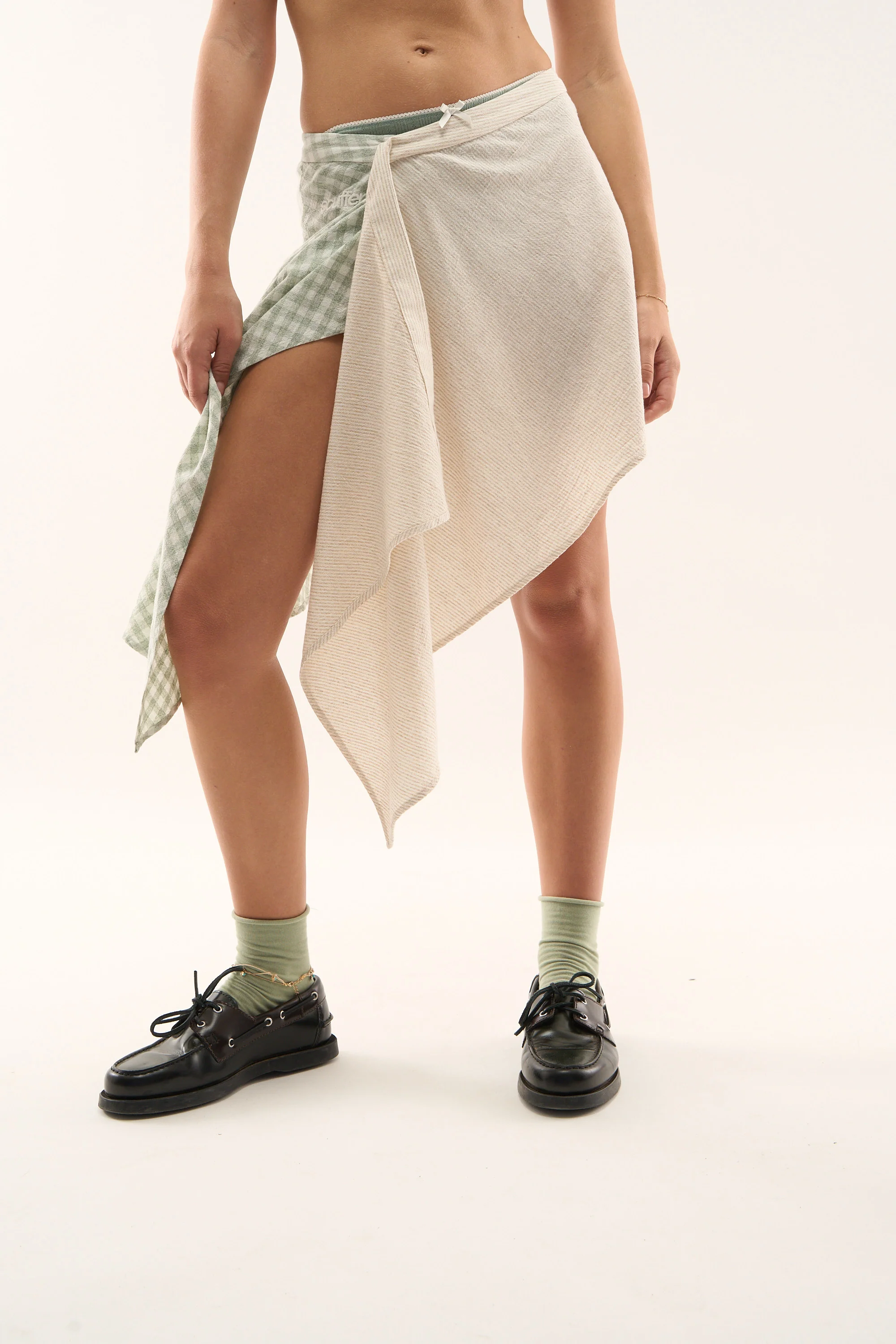 Mixed Green Skirt - Image 7