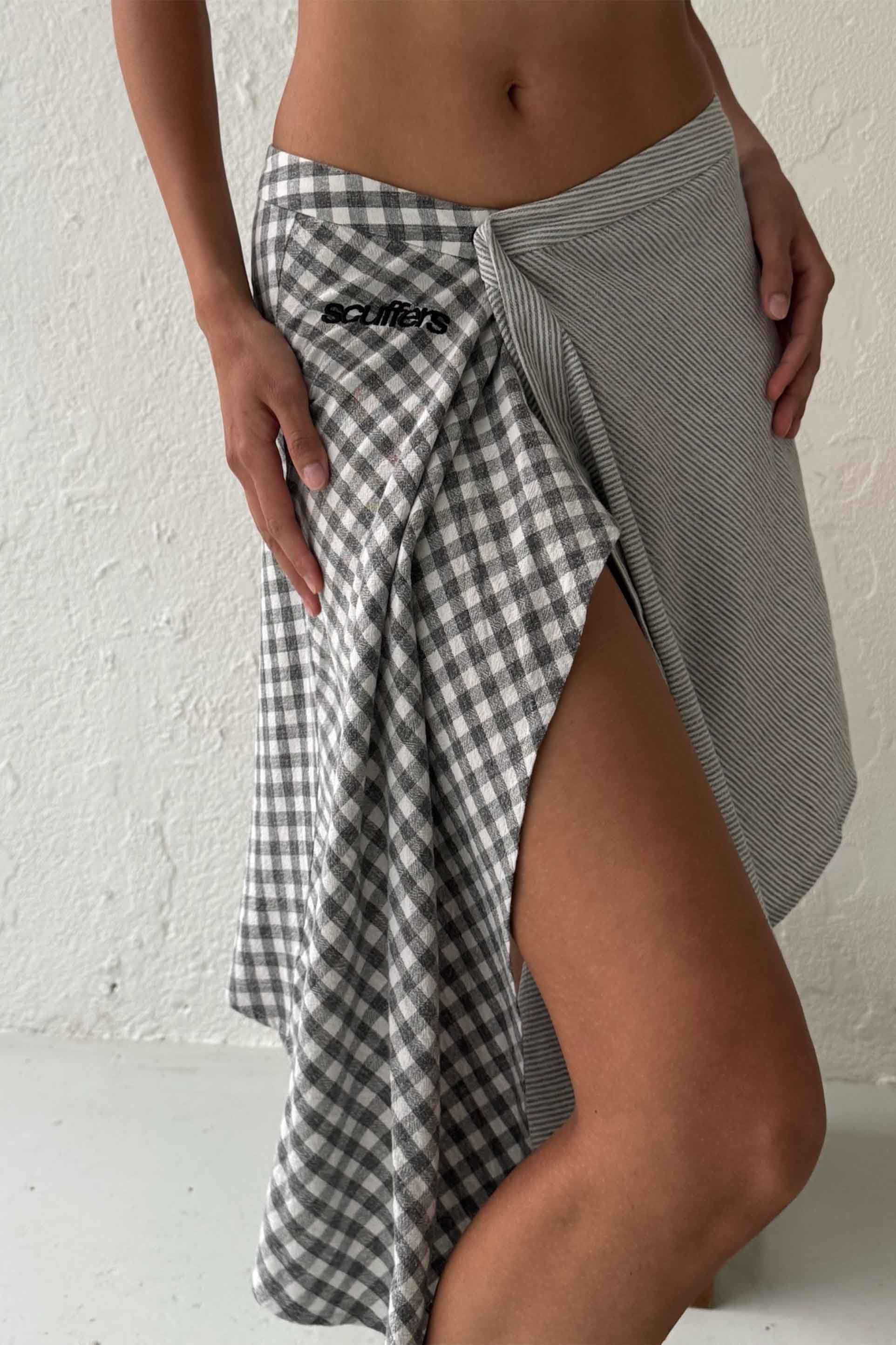 Mixed Grey Skirt - Image 15