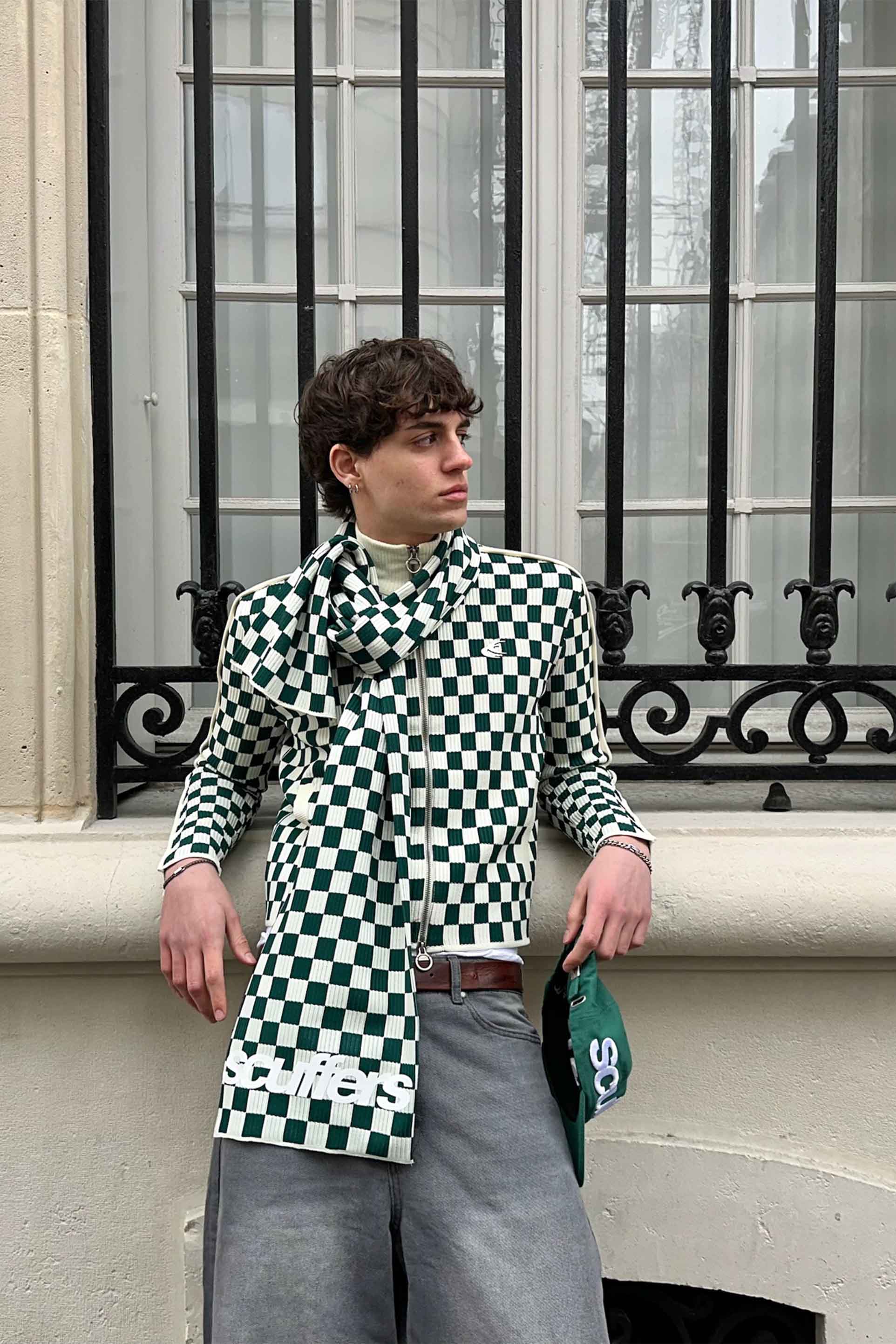 Monaco Green Scarf - Image 11
