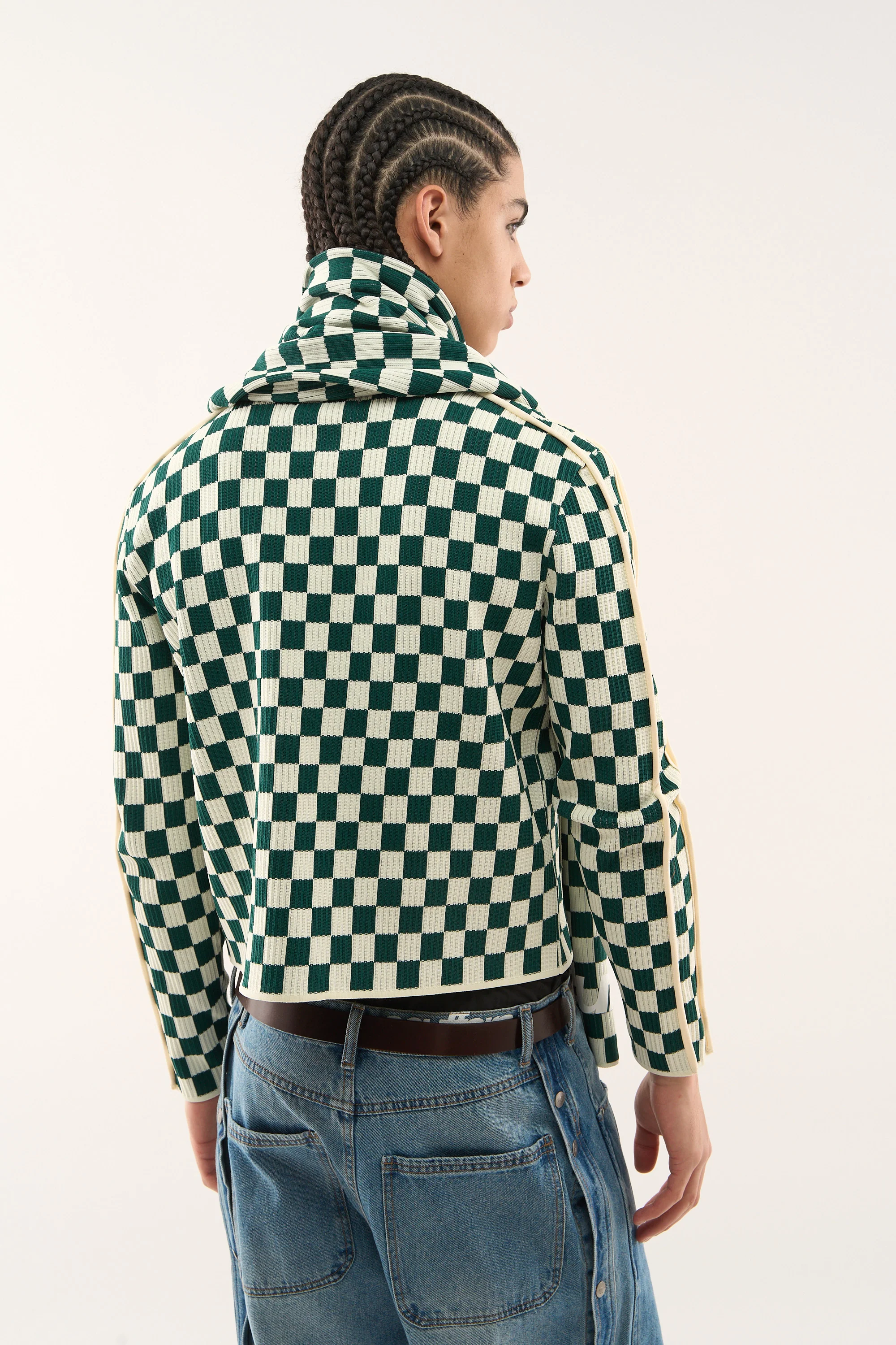 Monaco Green Checkered Zipper - Image 4