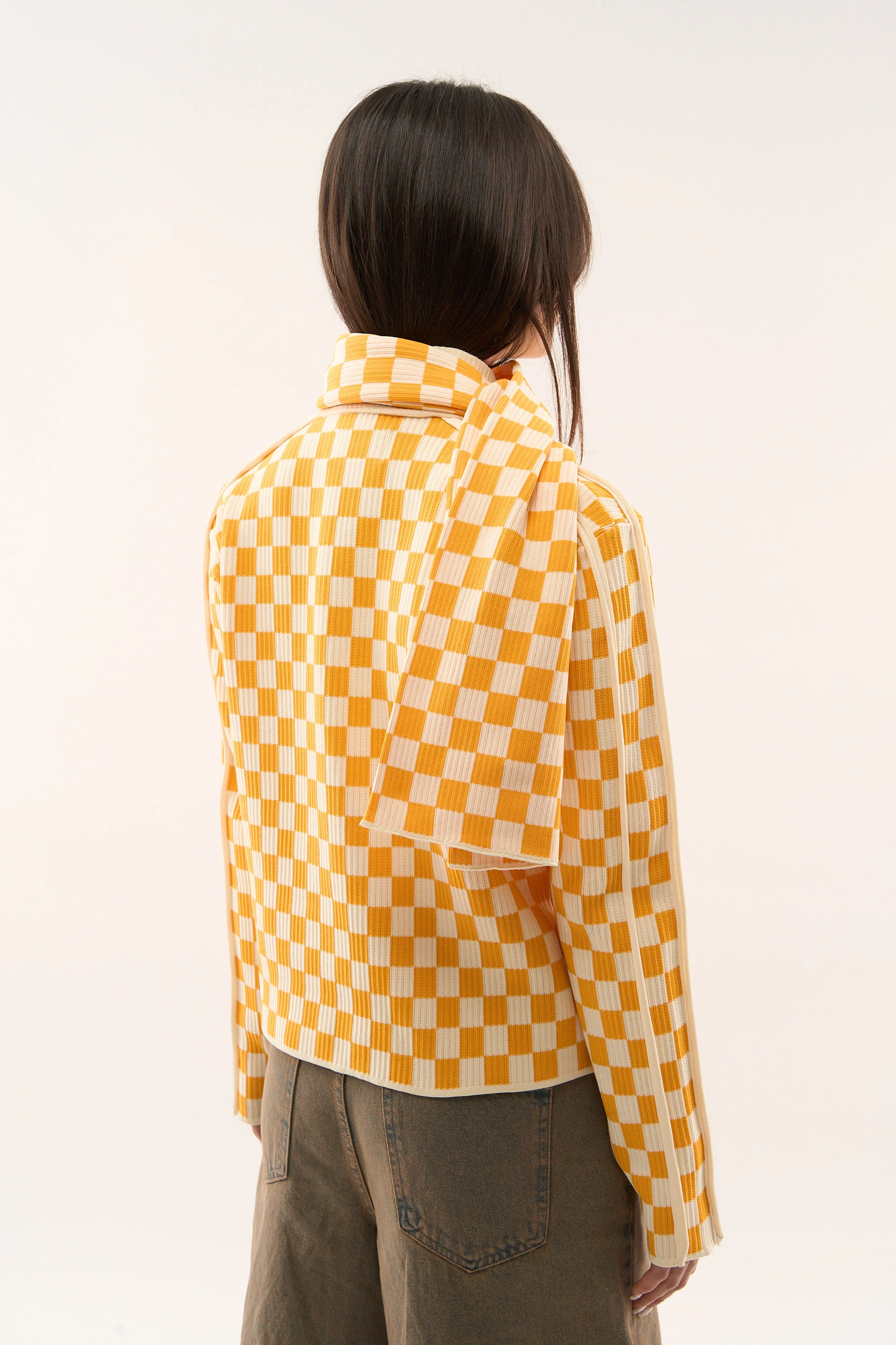 Monaco Yellow Scarf - Image 11