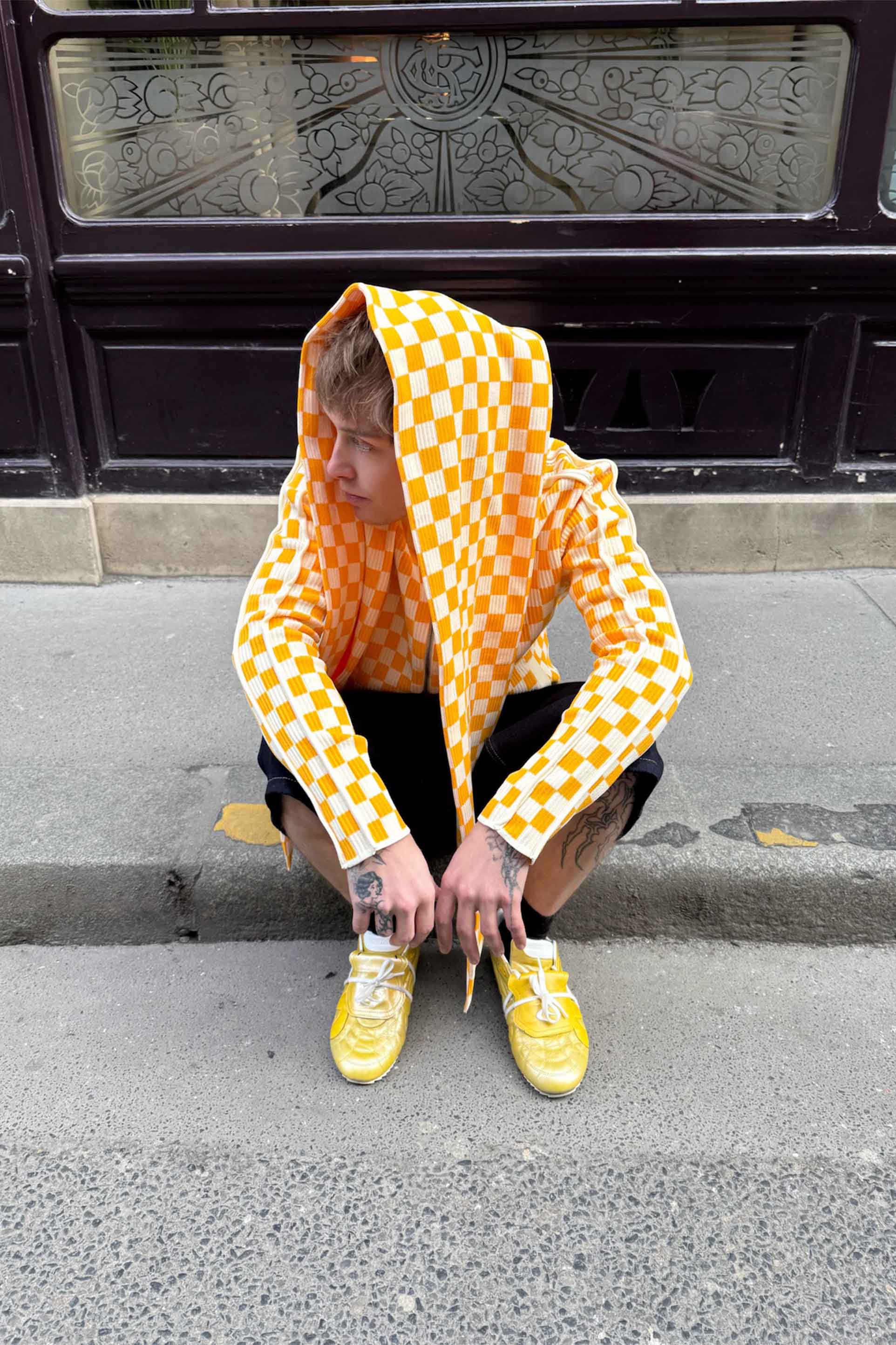 Monaco Yellow Scarf - Image 12