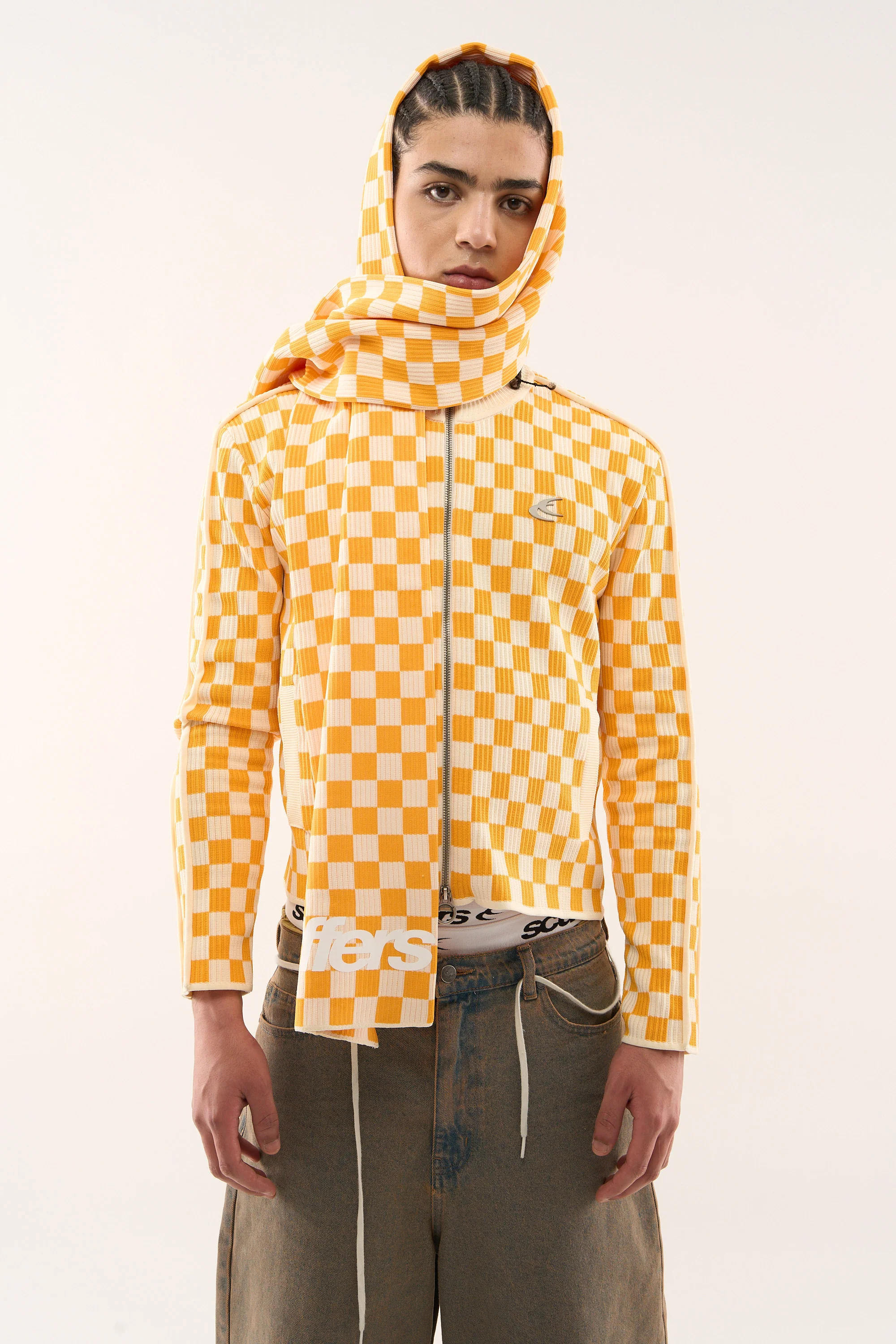 Monaco Yellow Scarf - Image 5