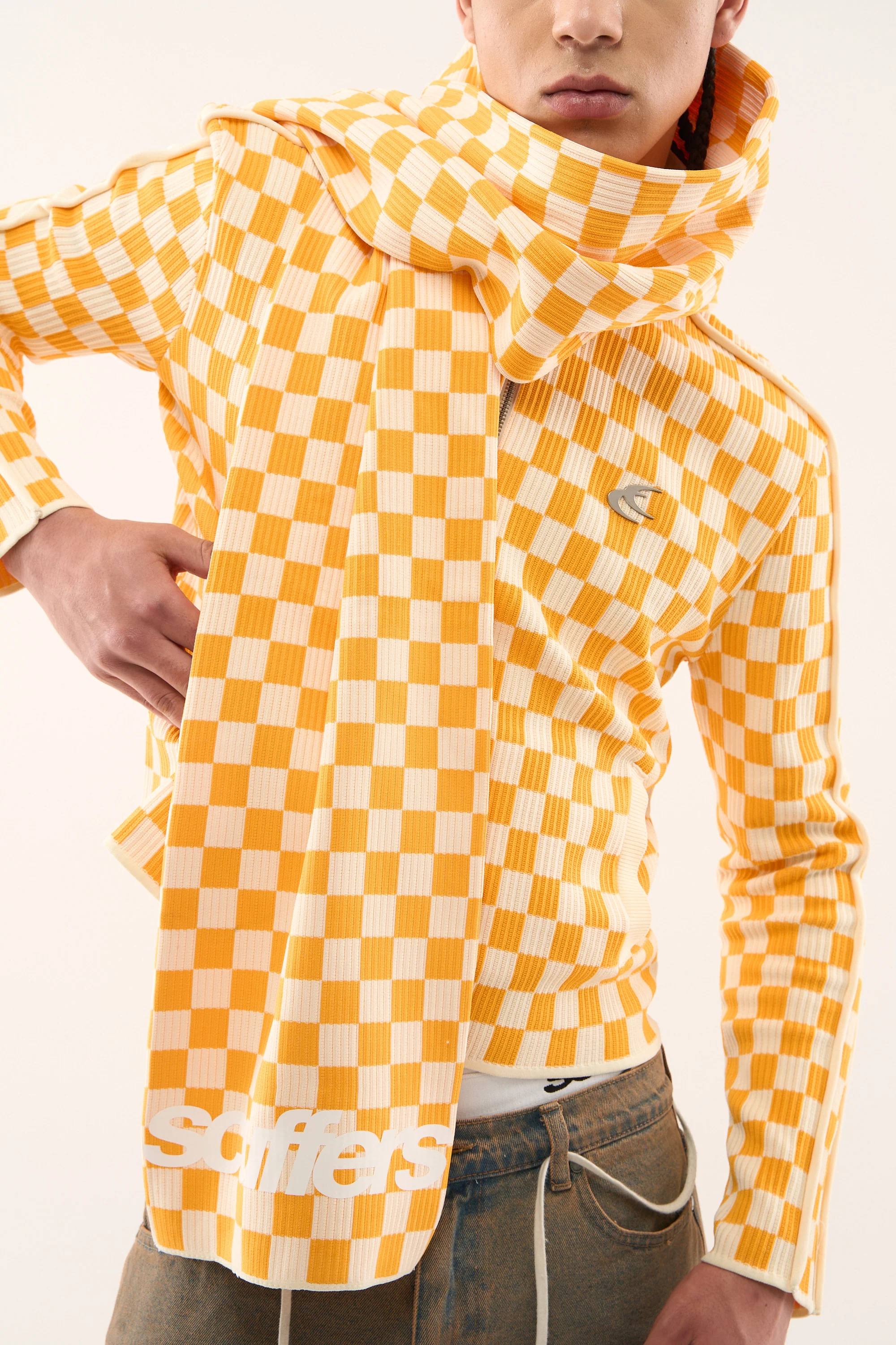 Monaco Yellow Scarf - Image 8