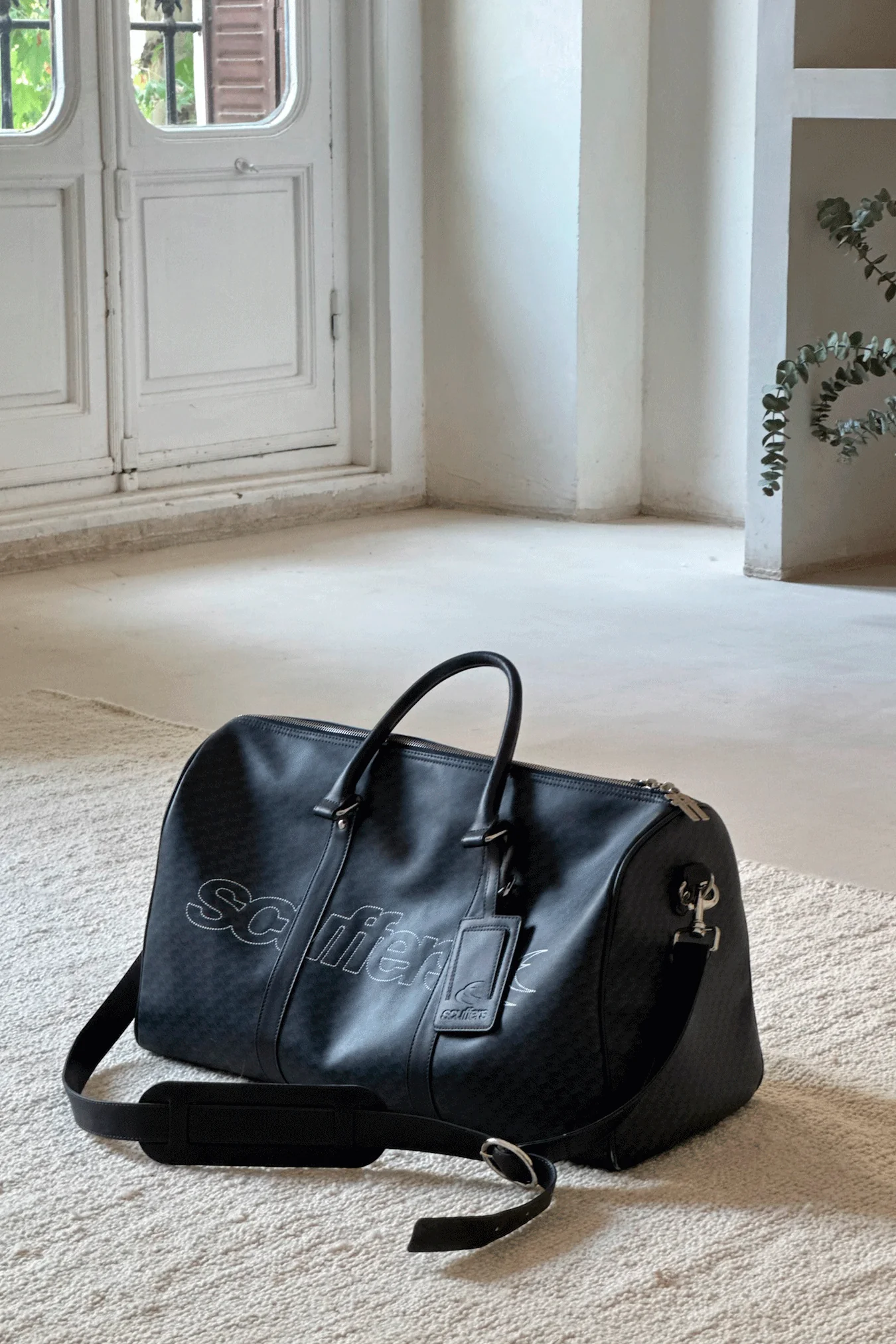 Monogram Navy Duffle Bag - Image 10