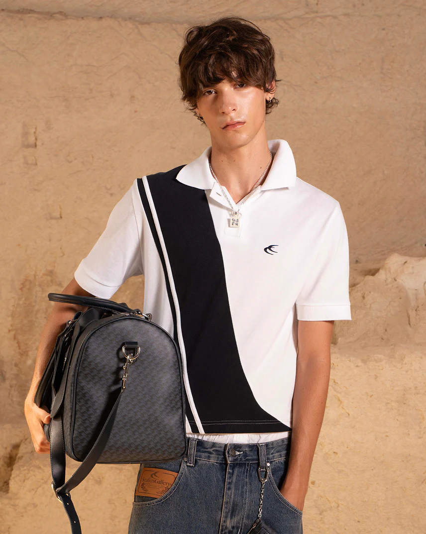 Monogram Navy Duffle Bag - Image 6