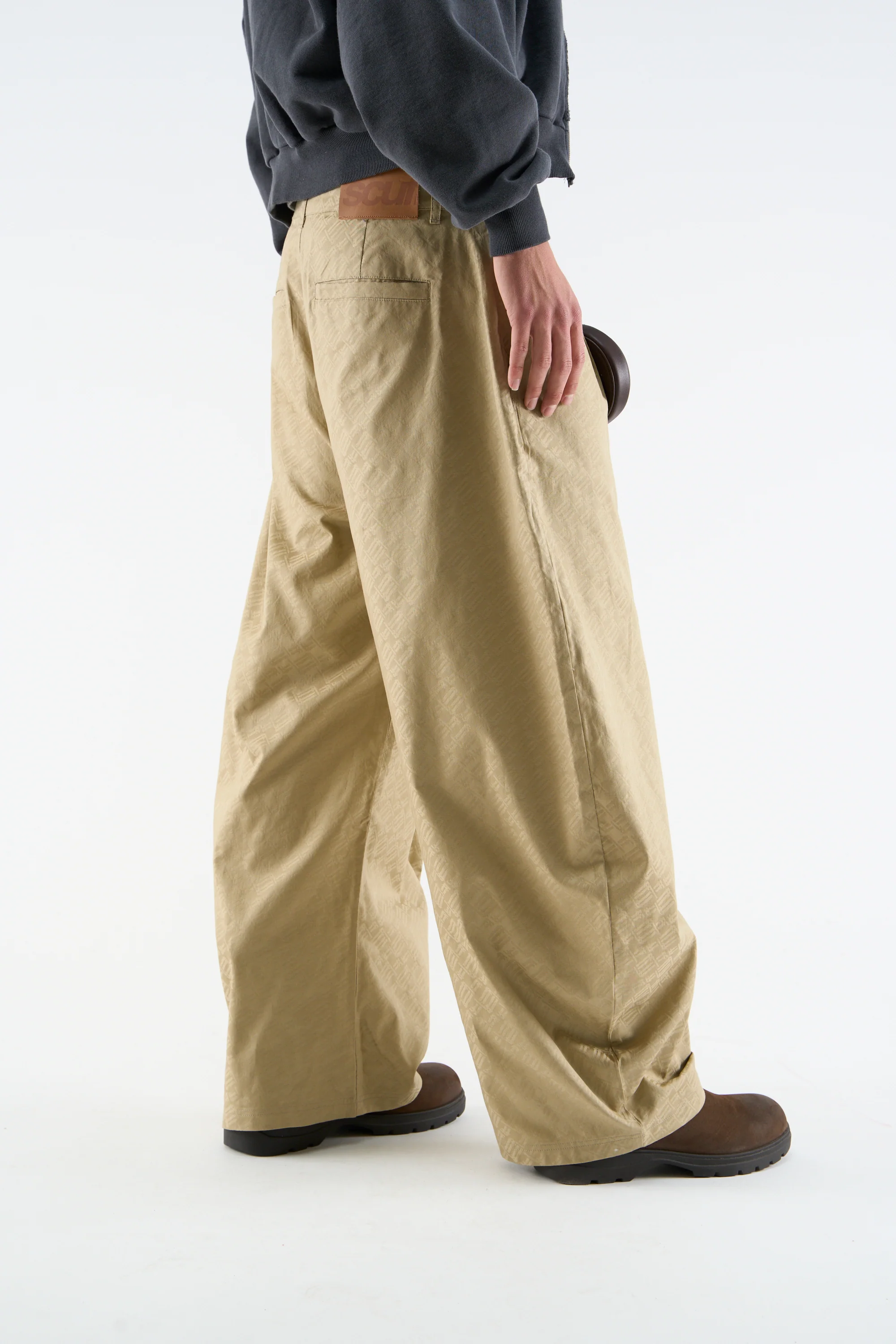 Monogram Shell Beige Pants - Image 3
