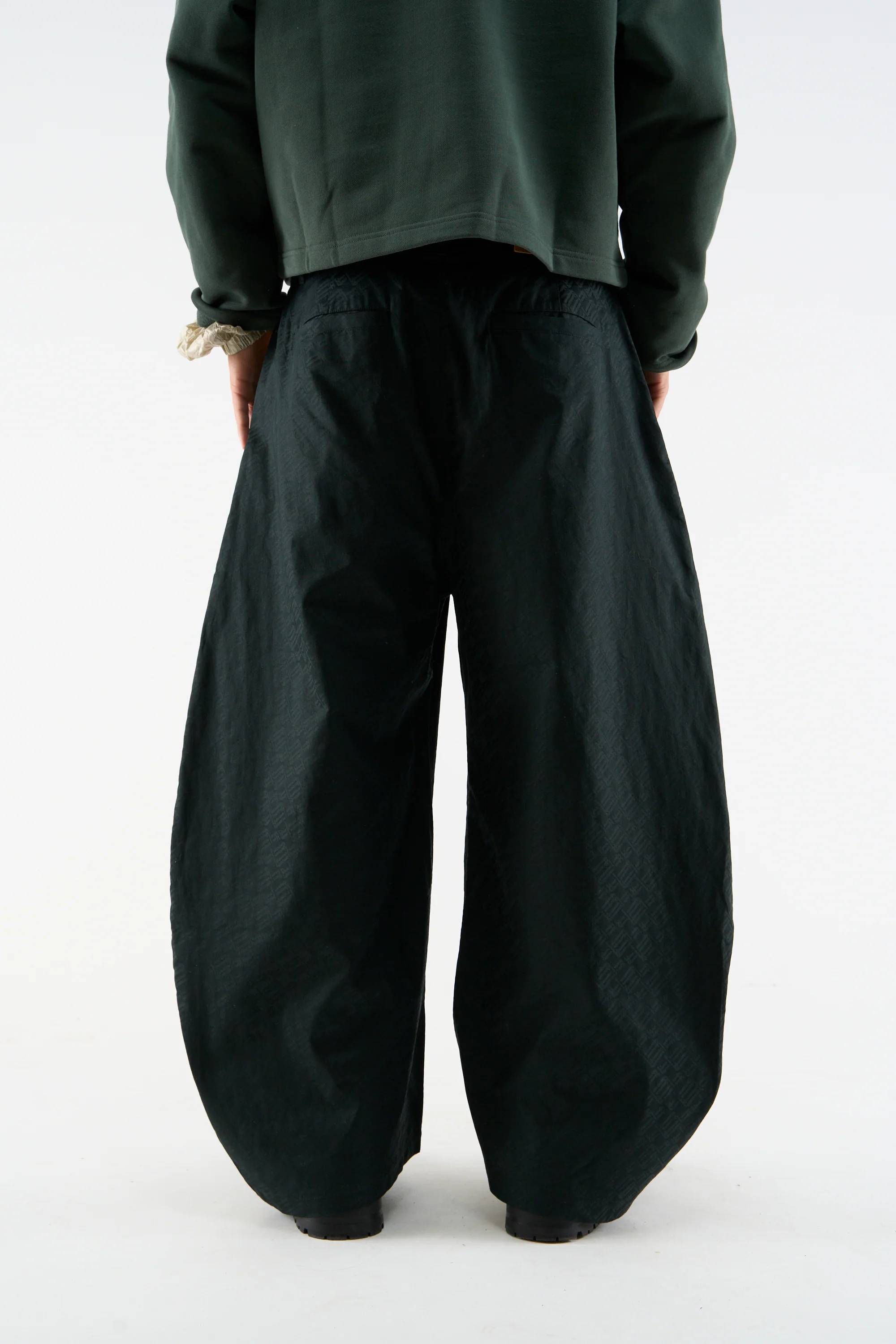 Monogram Shell Black Pants - Image 3