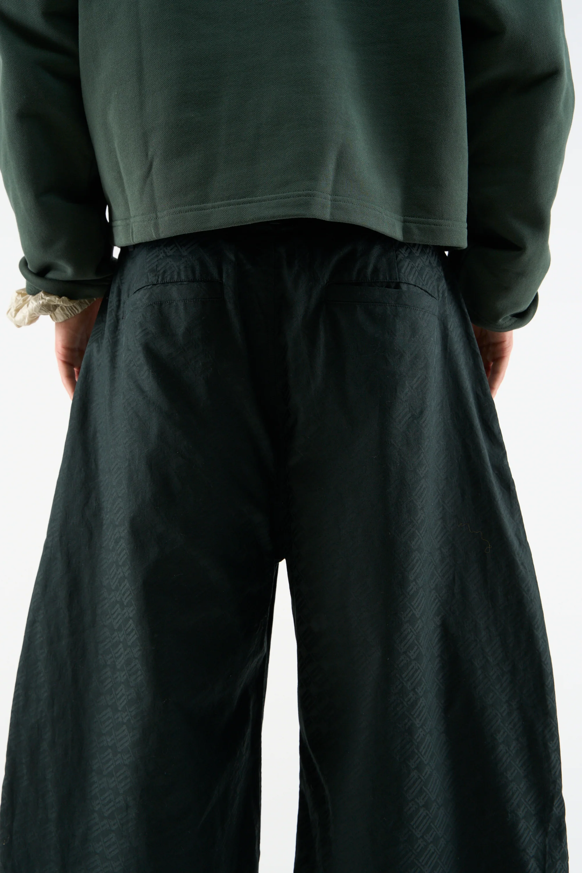 Monogram Shell Black Pants - Image 4