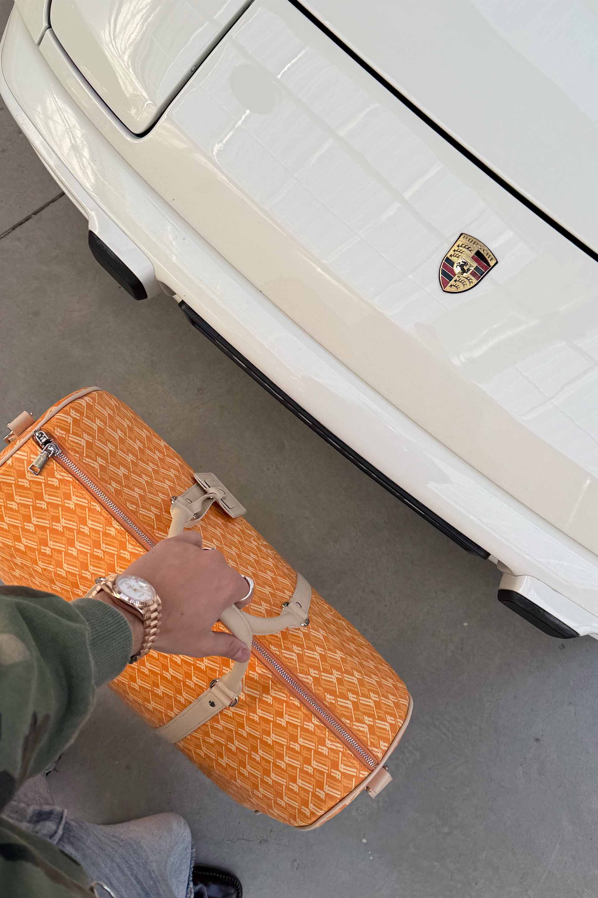 Monogram Yellow Duffle Bag - Image 11