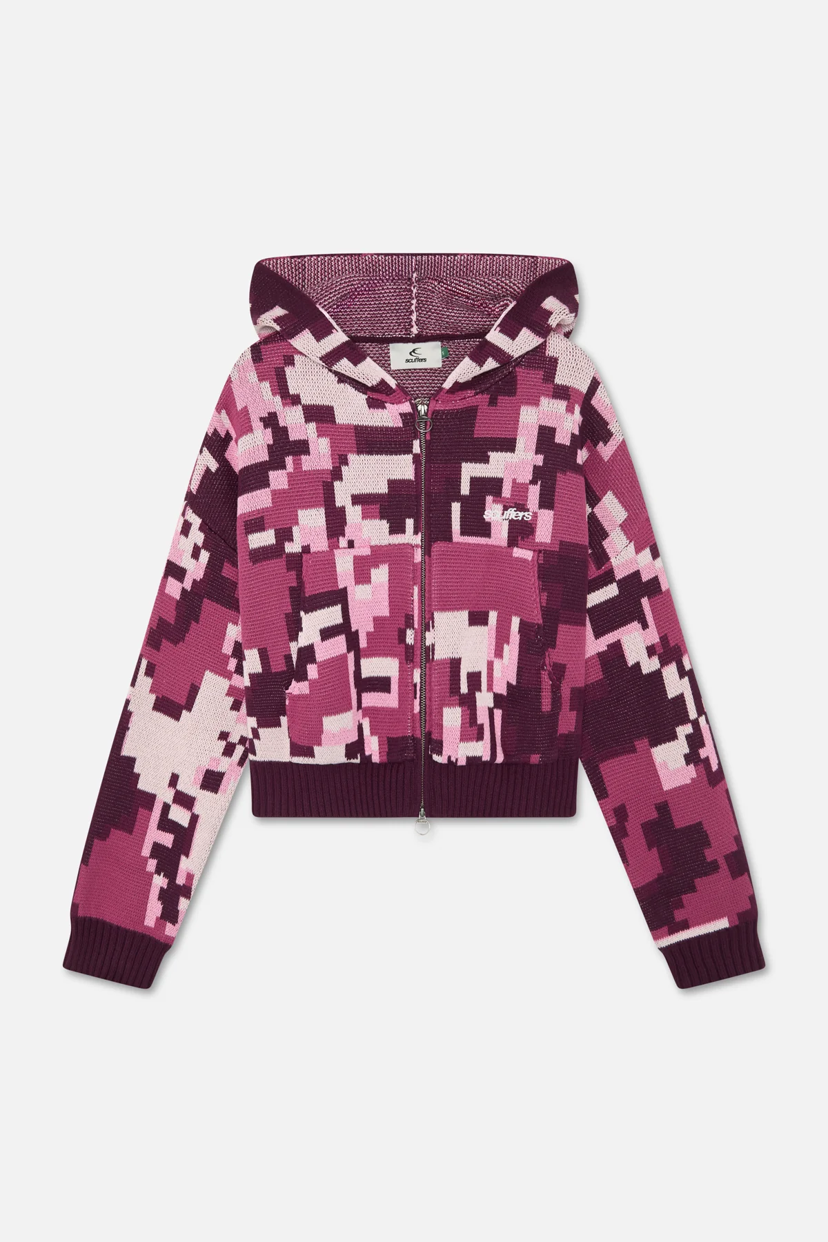 Mosaic Pink Knit Zipper - Image 6