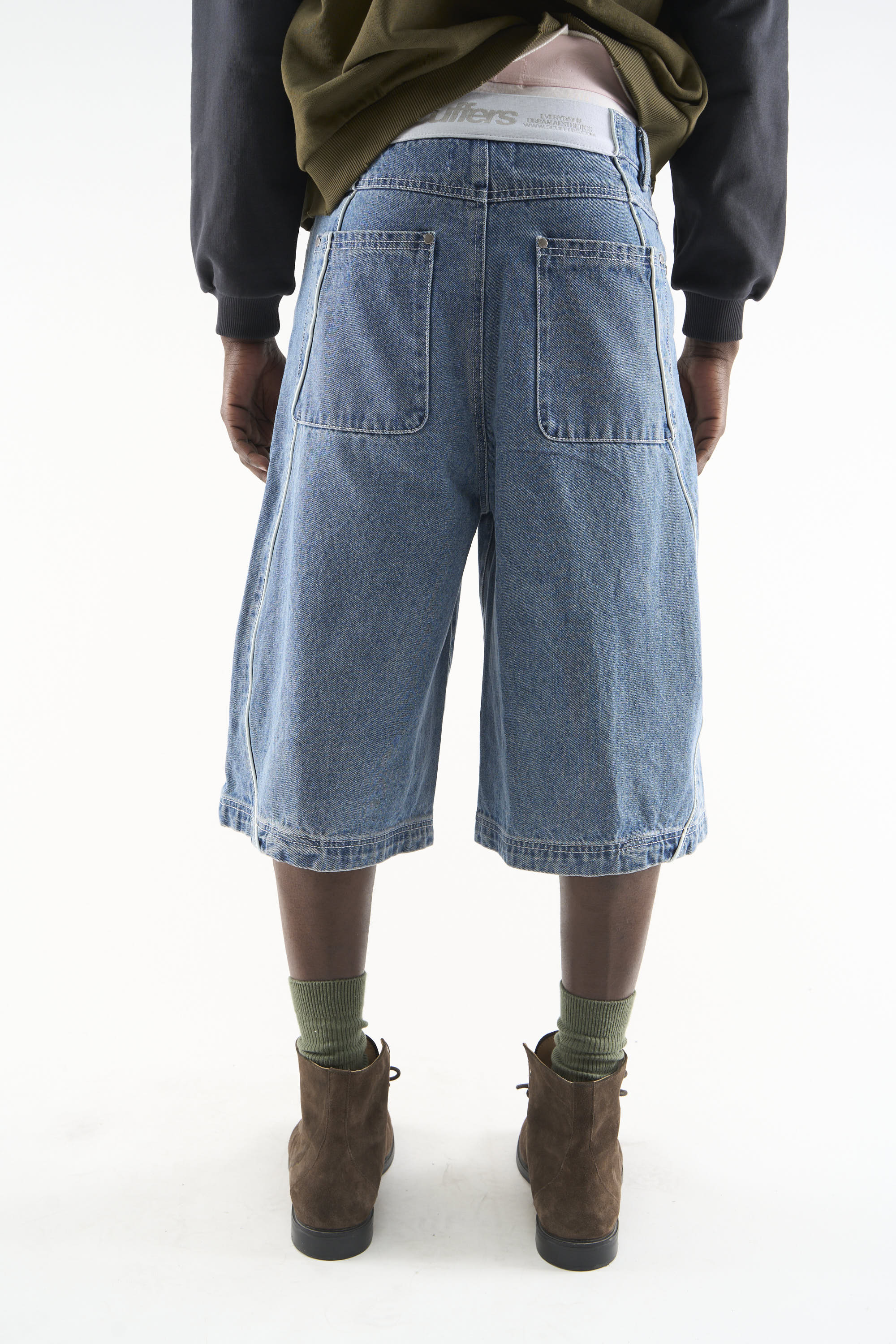 Mowa Blue Jorts - Image 3
