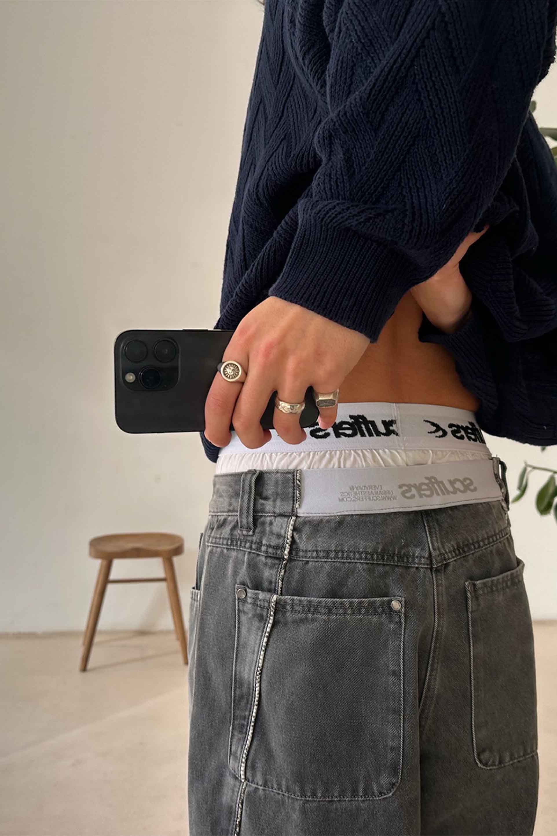 Mowa Grey Pants - Image 2
