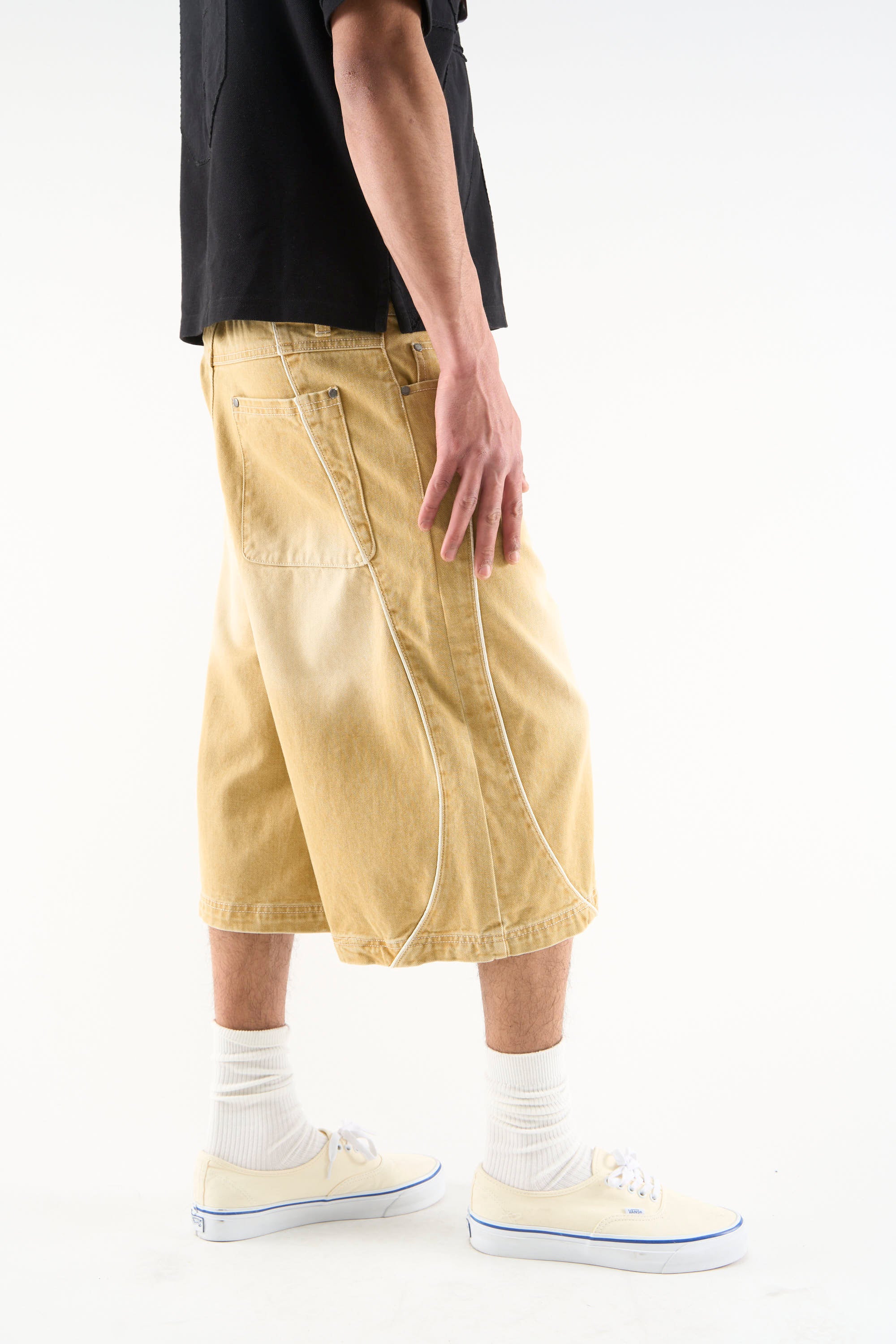 Mowa Yellow Jorts - Image 4