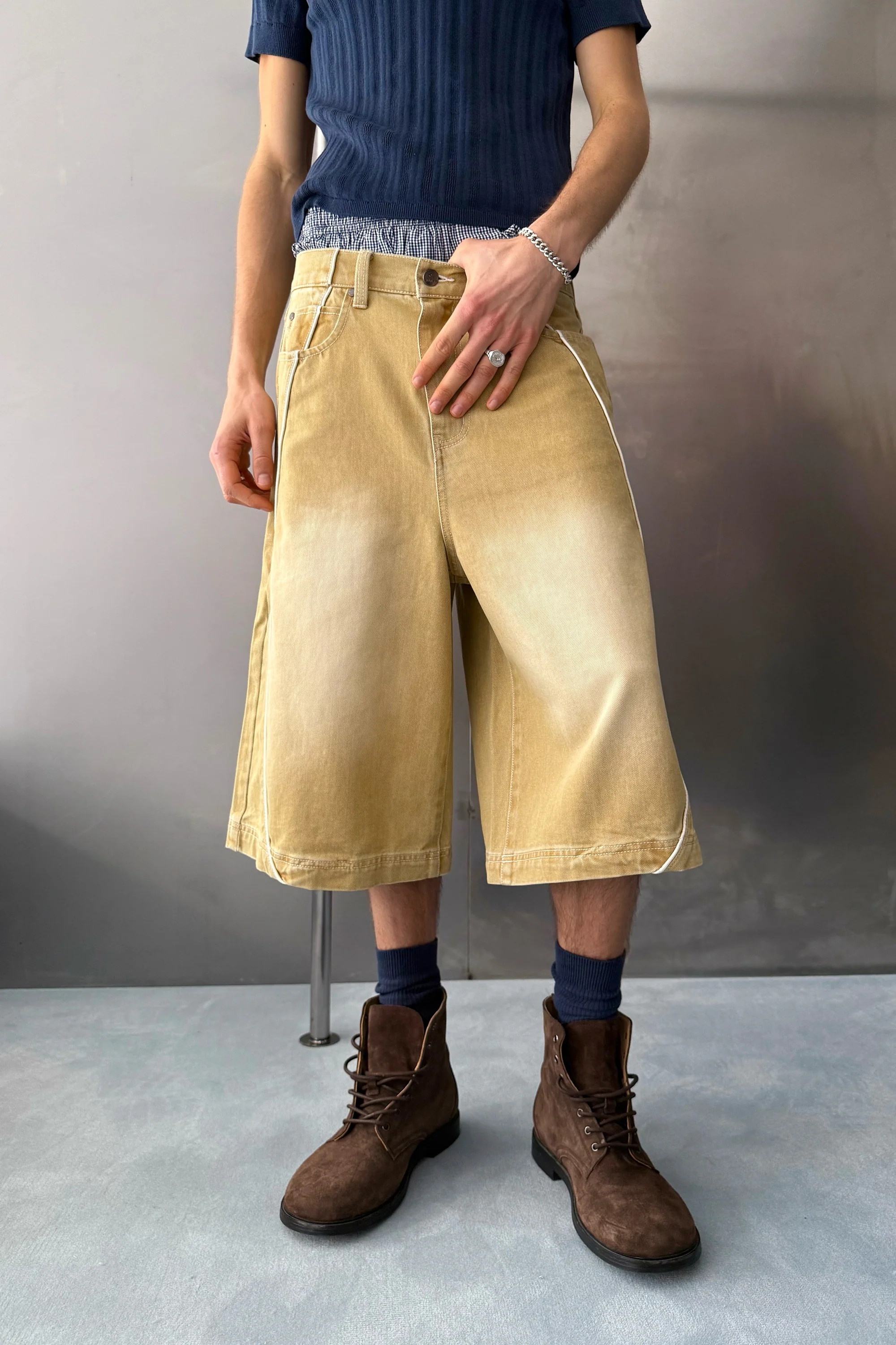 Mowa Yellow Jorts - Image 6