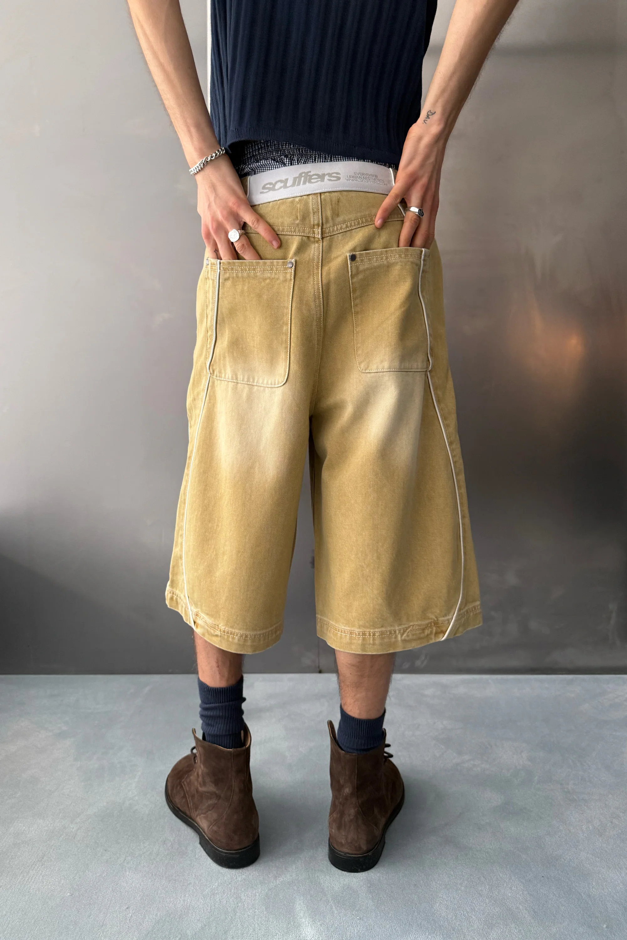 Mowa Yellow Jorts - Image 7