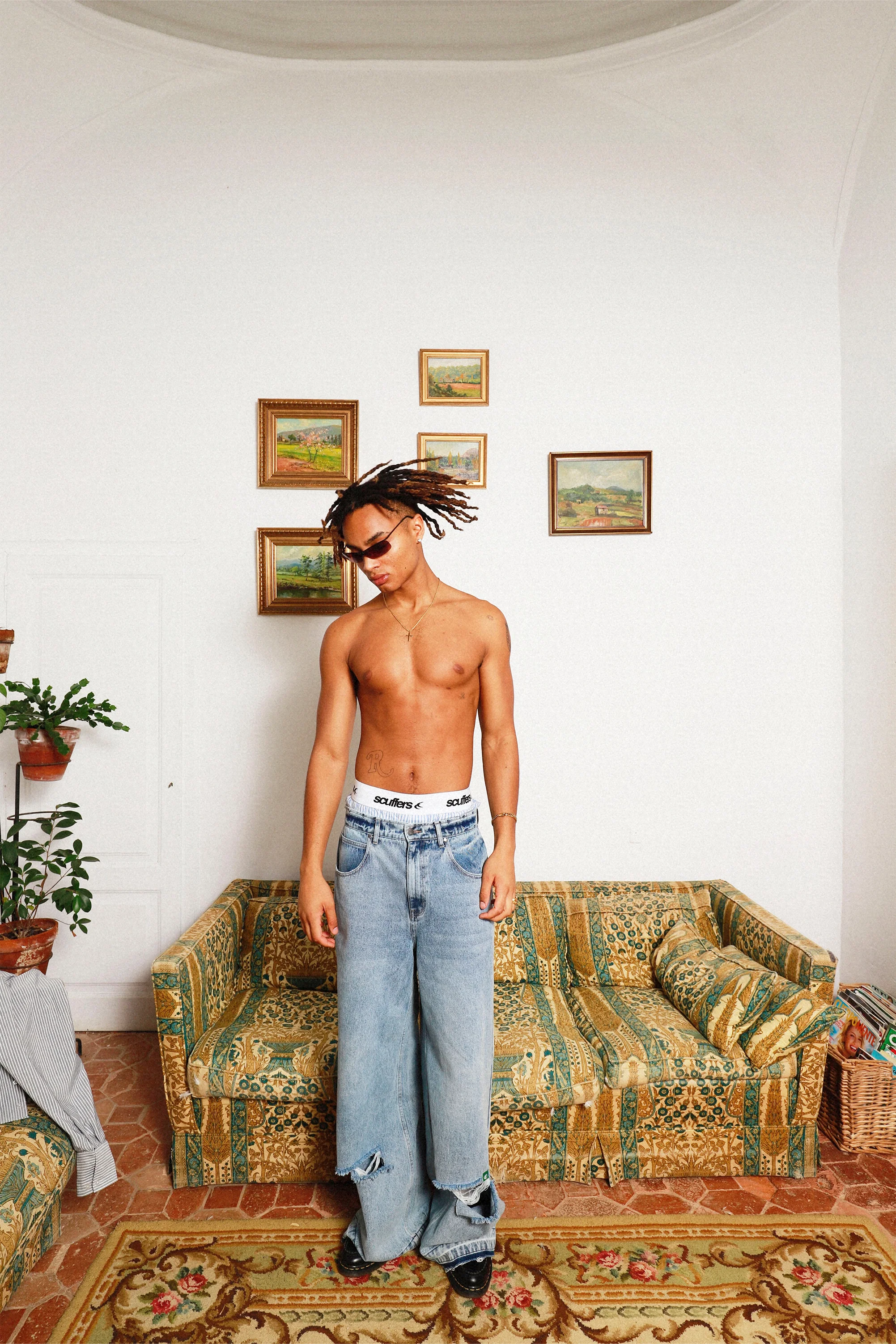 Naked Light Blue Pants - Image 2