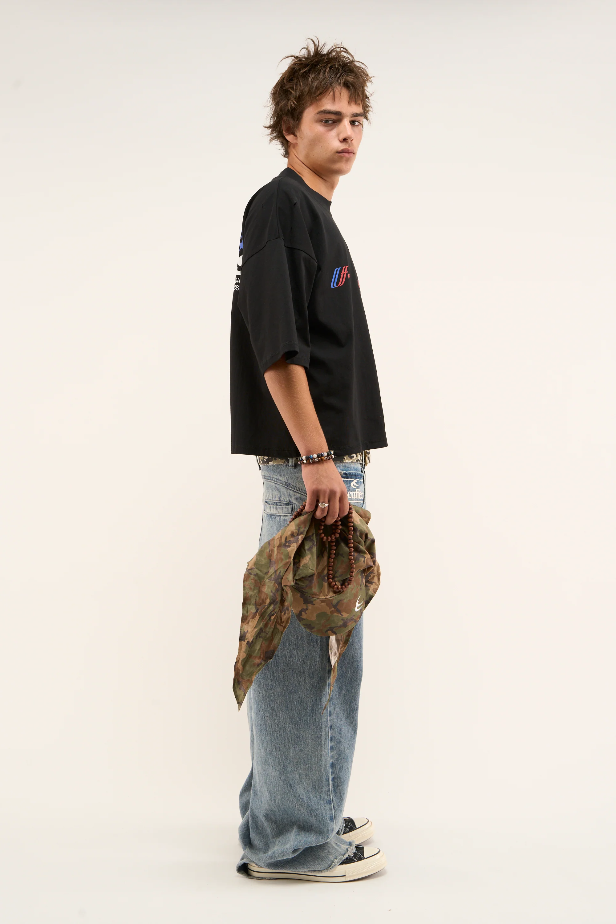 Nation Black T-Shirt - Image 5